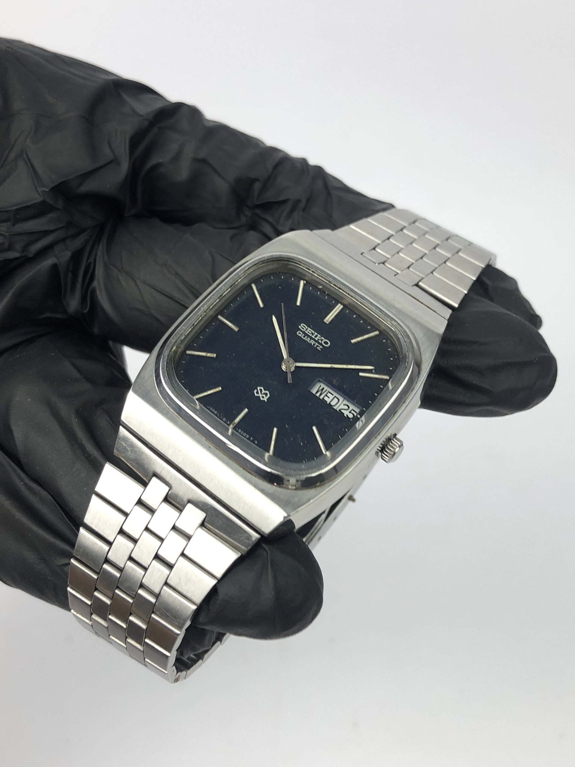 EKSLUSIF SEIKO SQ BLUE DIAL ALL ORIGINAL - Gambar 3