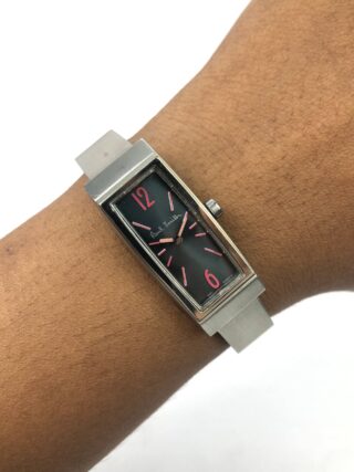 PAUL SMITH RECTANGULAR MODERN DRESS WATCH INTEGRATED BRACELET
