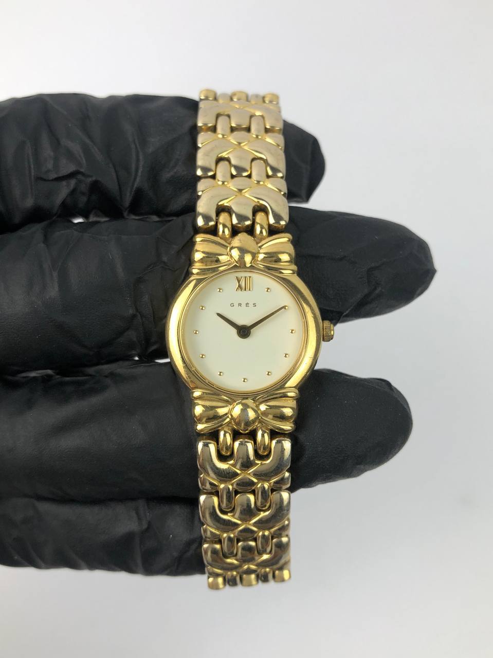 GRES PETITE ORNATE GOLD LINK BRACELET ORIGINAL - Gambar 2