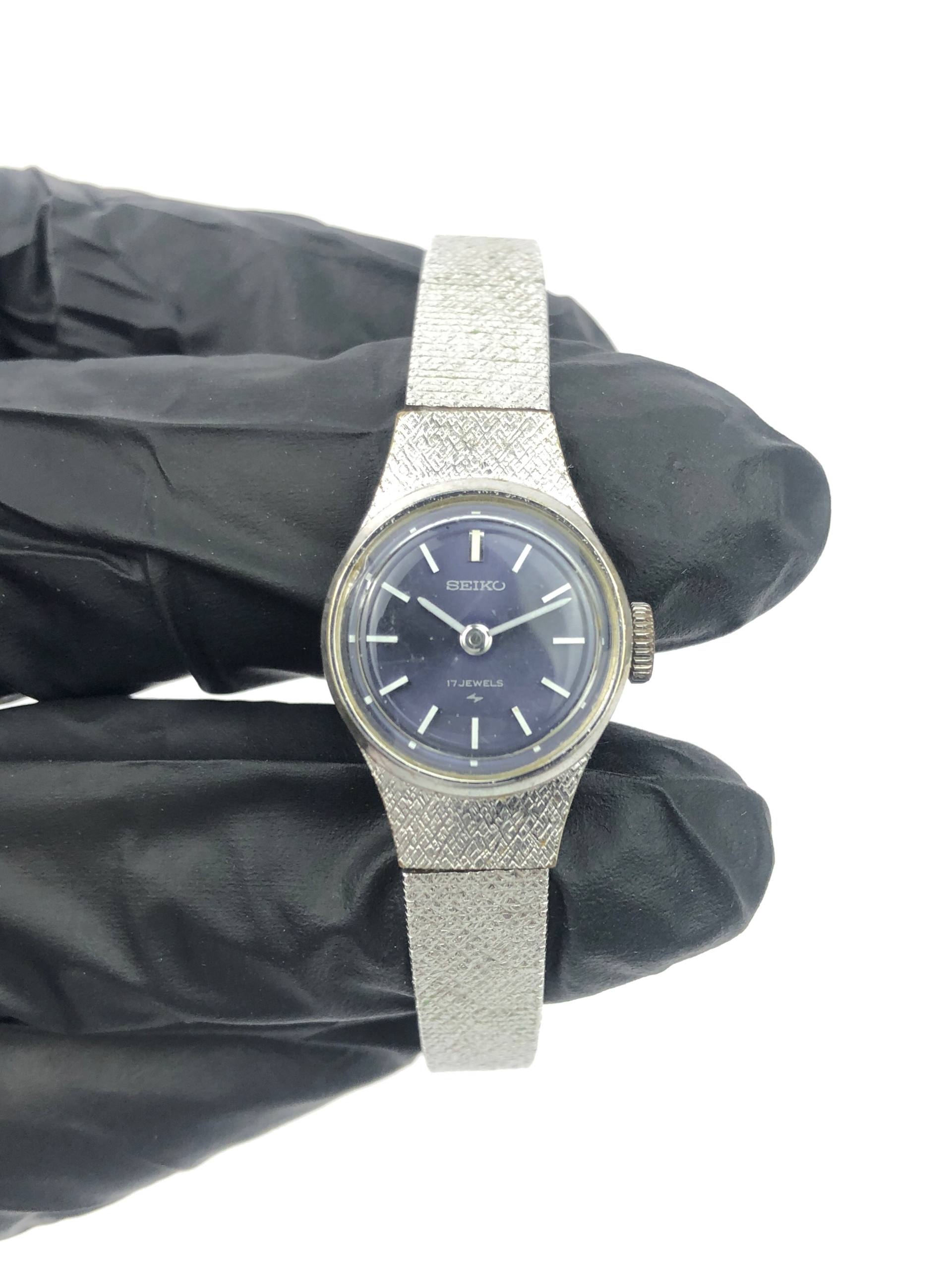 SEIKO LADIES ROUND BLUE DIAL AL ORIGINAL - Gambar 2