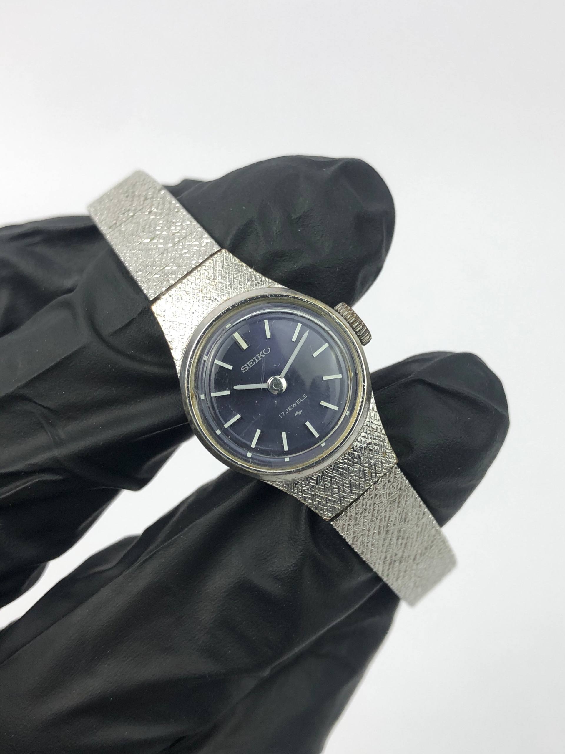 SEIKO LADIES ROUND BLUE DIAL AL ORIGINAL - Gambar 4