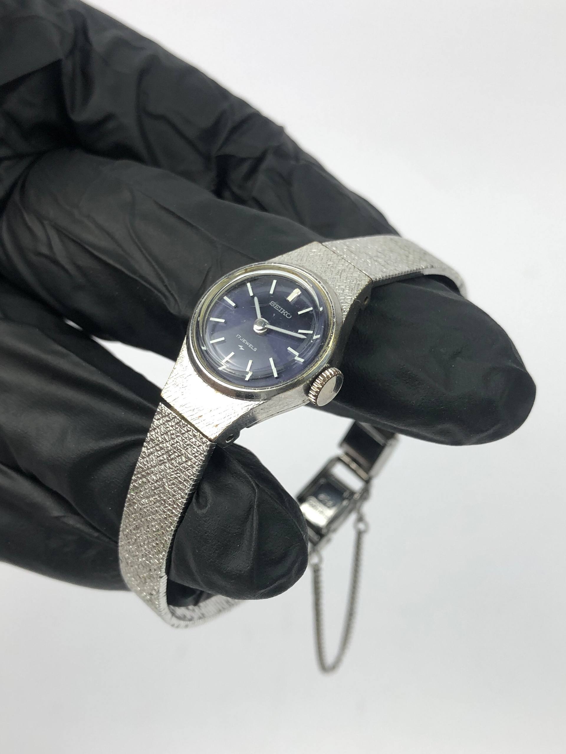 SEIKO LADIES ROUND BLUE DIAL AL ORIGINAL - Gambar 3