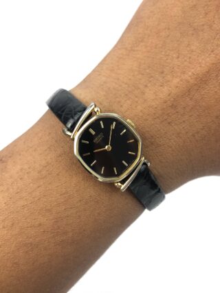 SEIKO QUARTZ ASYMETRIC CASE LADY CASE STICK INDEX