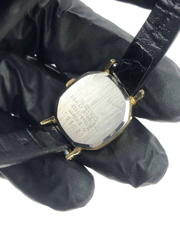 SEIKO QUARTZ ASYMETRIC CASE LADY CASE STICK INDEX - Gambar 7