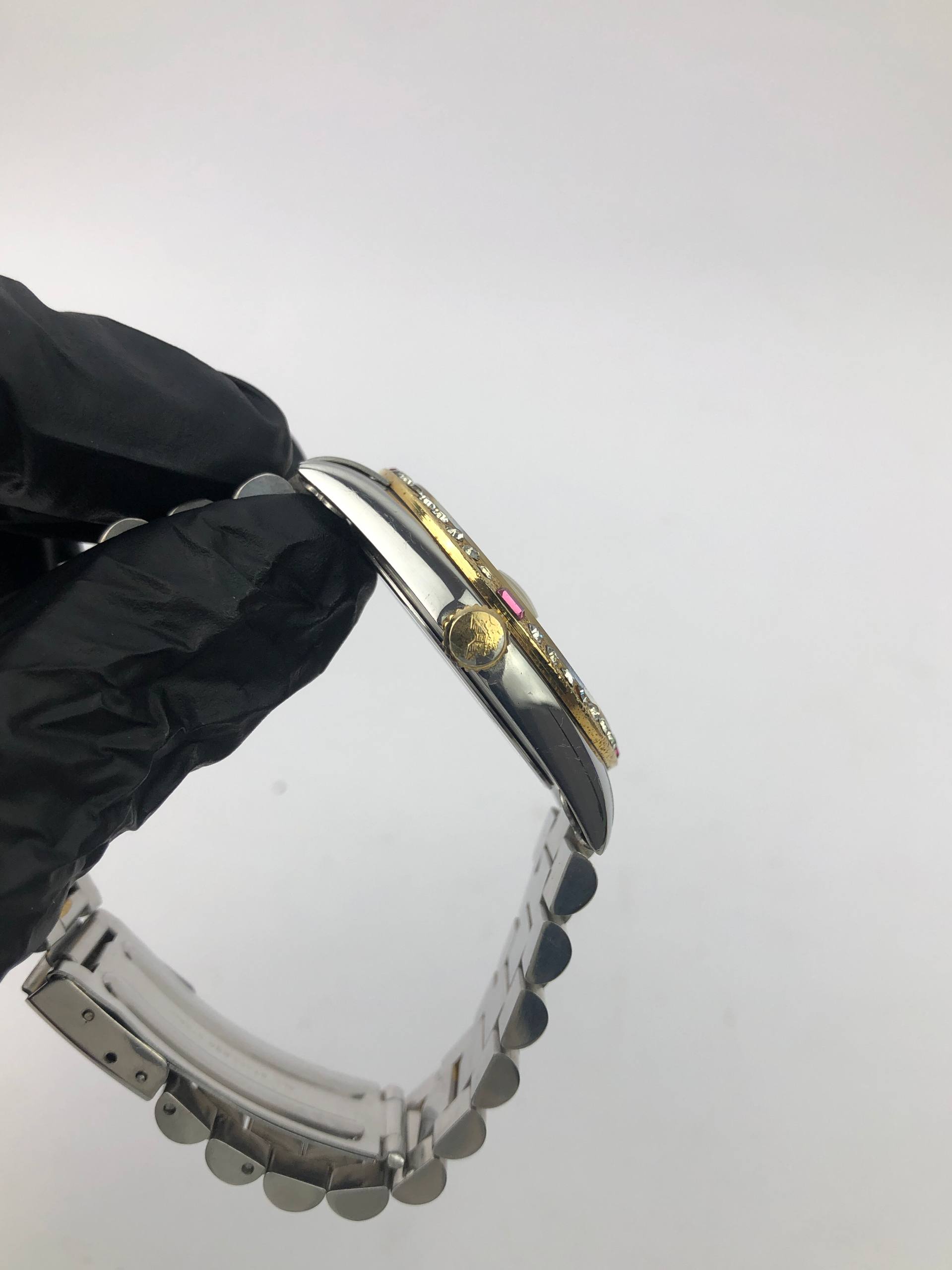 FASHION WATCH JAPAN DENGAN BEZEL BERTABUR BATU-BATU INDAH - Gambar 5