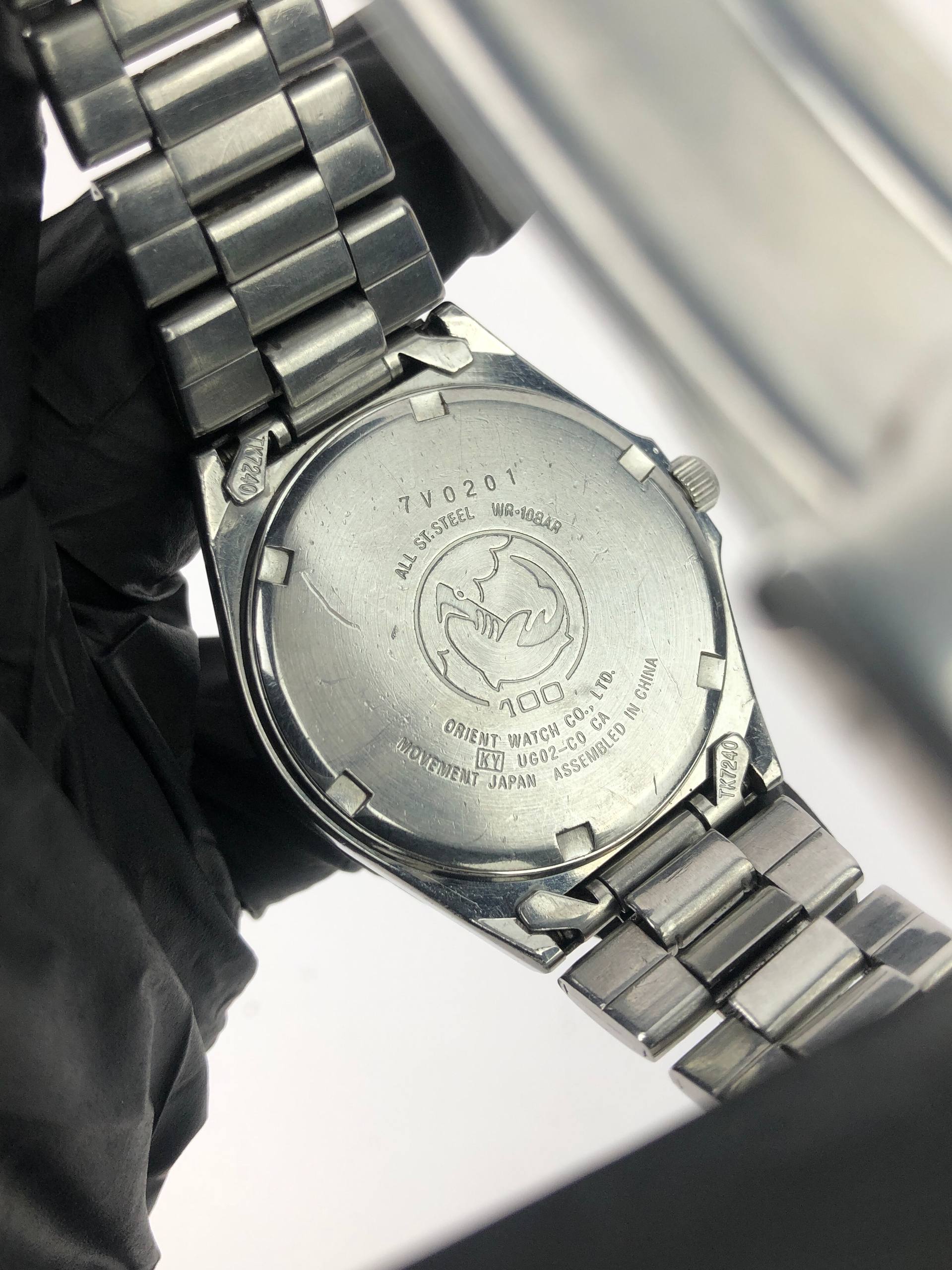 VINTAGE ORIENT SWIMMER DAYDATE ALL ORIGINAL - Gambar 7