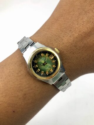 TITUS MATIC GREEN DIAL ALL ORIGINAL