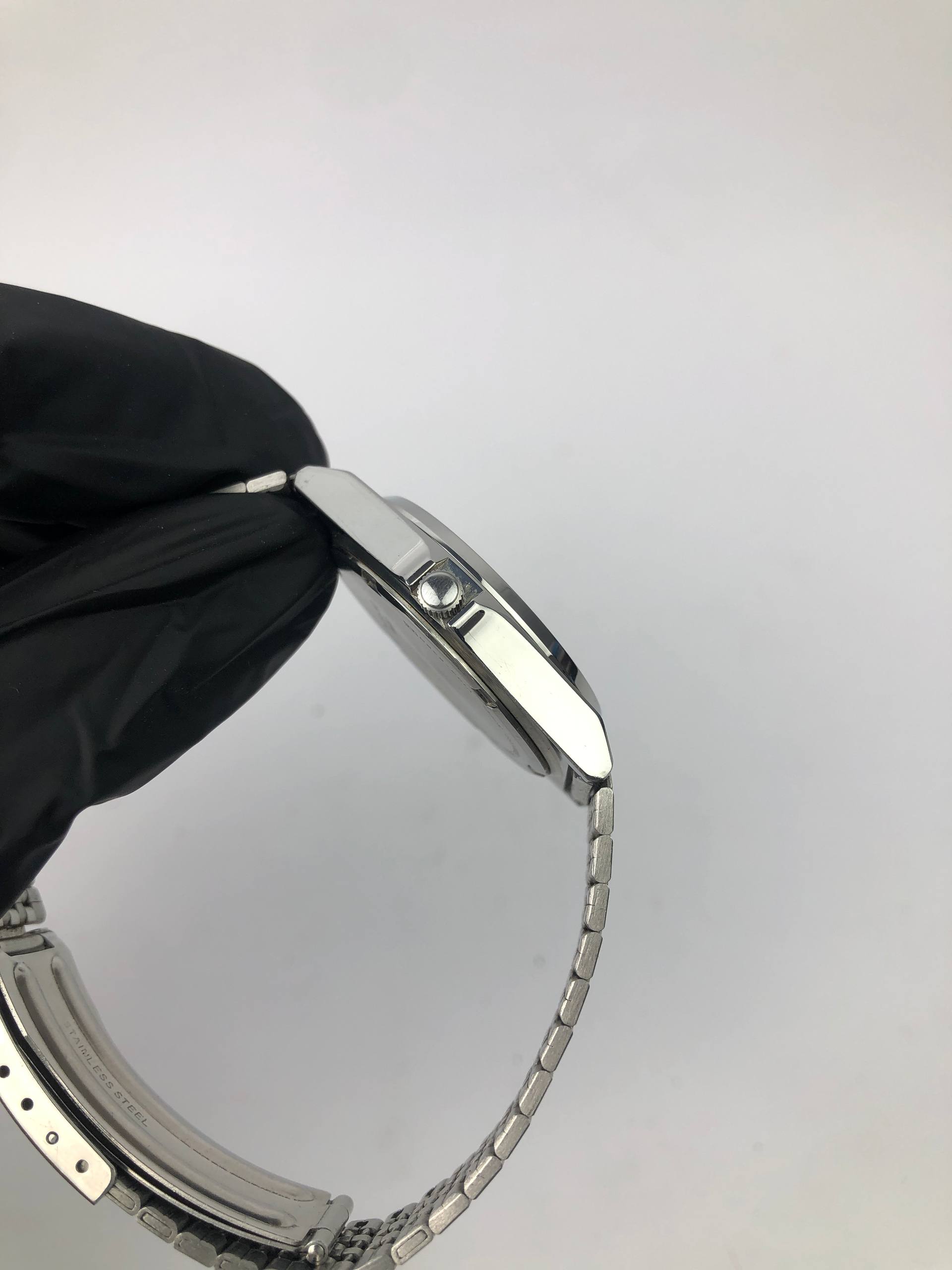 ALBA DAY DATE BLACK DIAL ALL ORIGINAL - Gambar 5