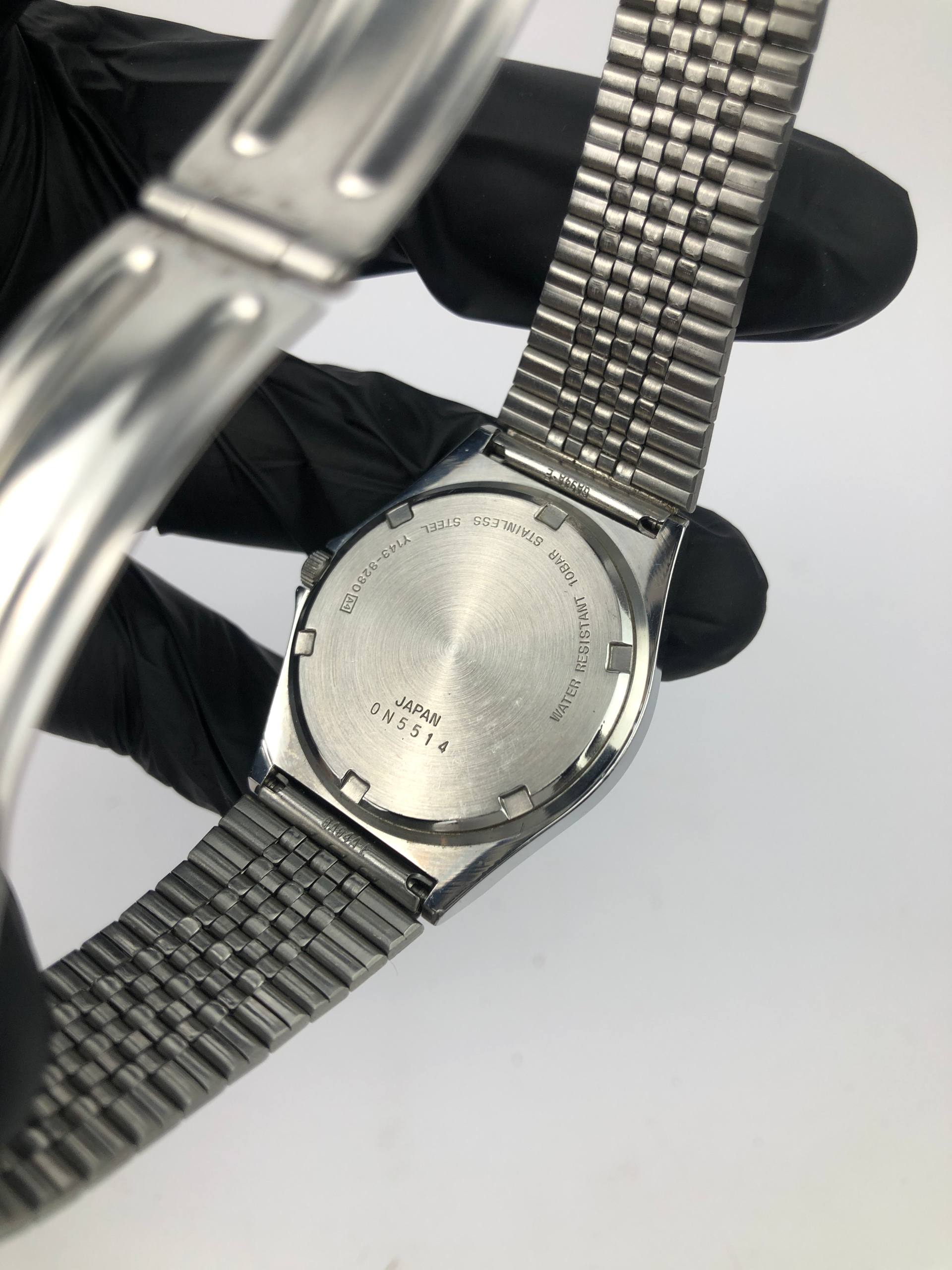 ALBA DAY DATE BLACK DIAL ALL ORIGINAL - Gambar 8