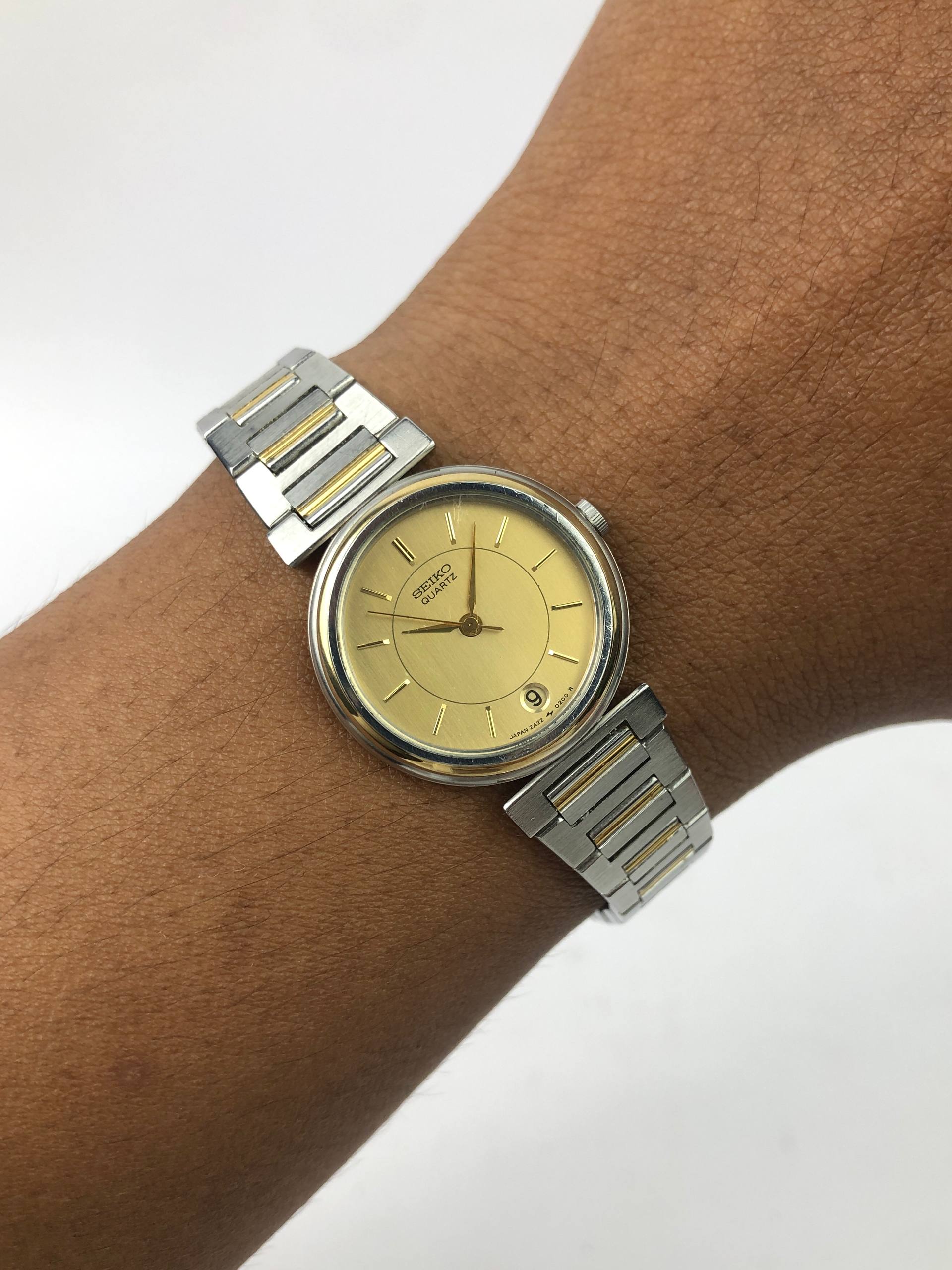 SEIKO QUARTZ TWOTONE