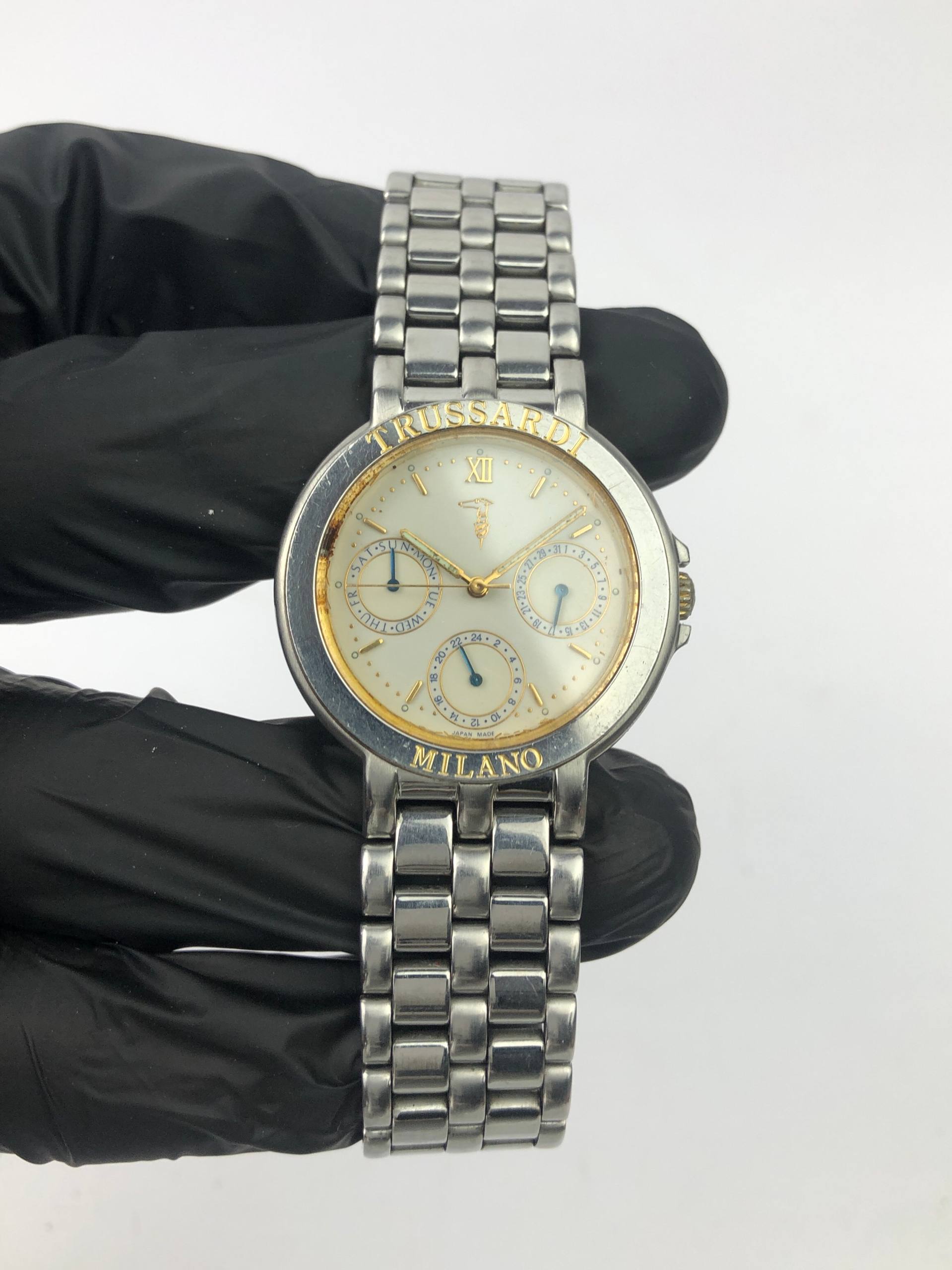 TRUSARDI JAPAN SUB DAYDATE DIAL - Gambar 2