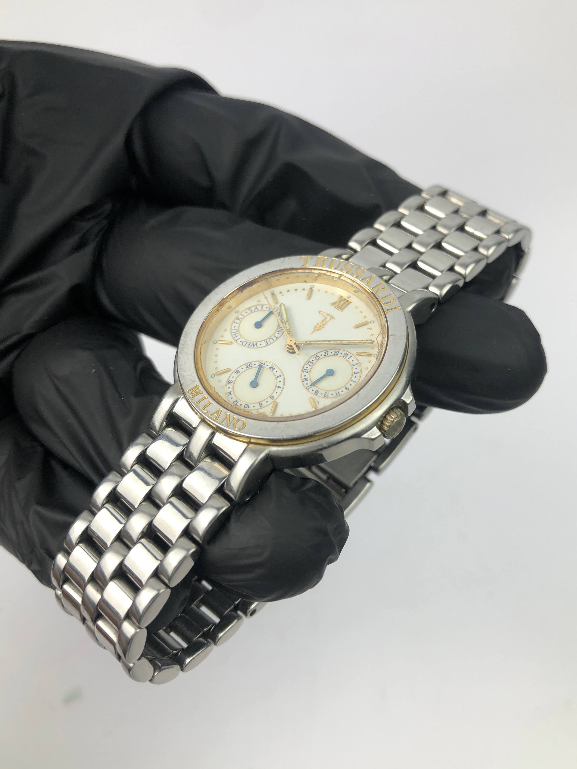 TRUSARDI JAPAN SUB DAYDATE DIAL - Gambar 3