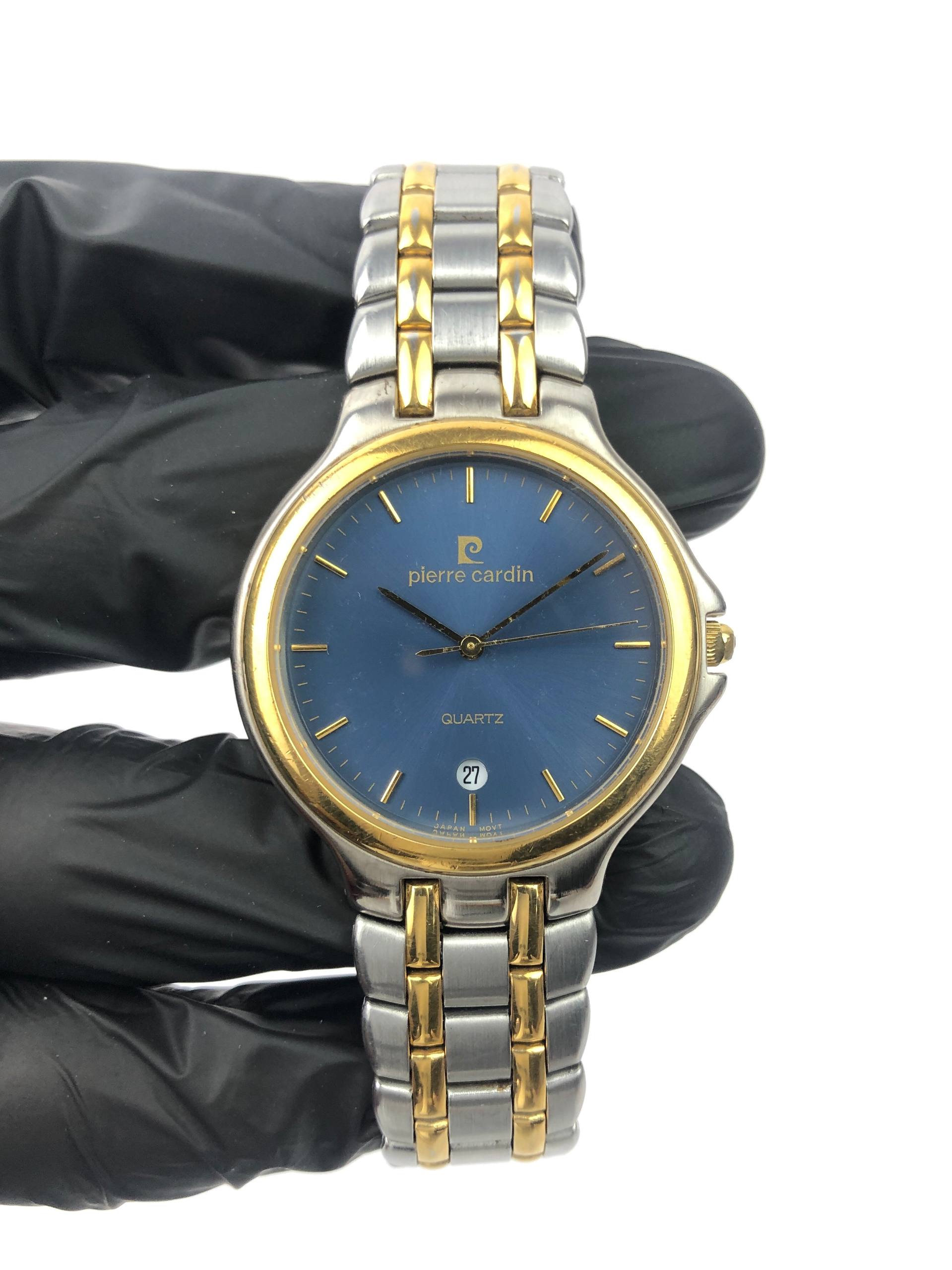 PIERE CARDIN BLUE DIAL TWOTONE - Gambar 2