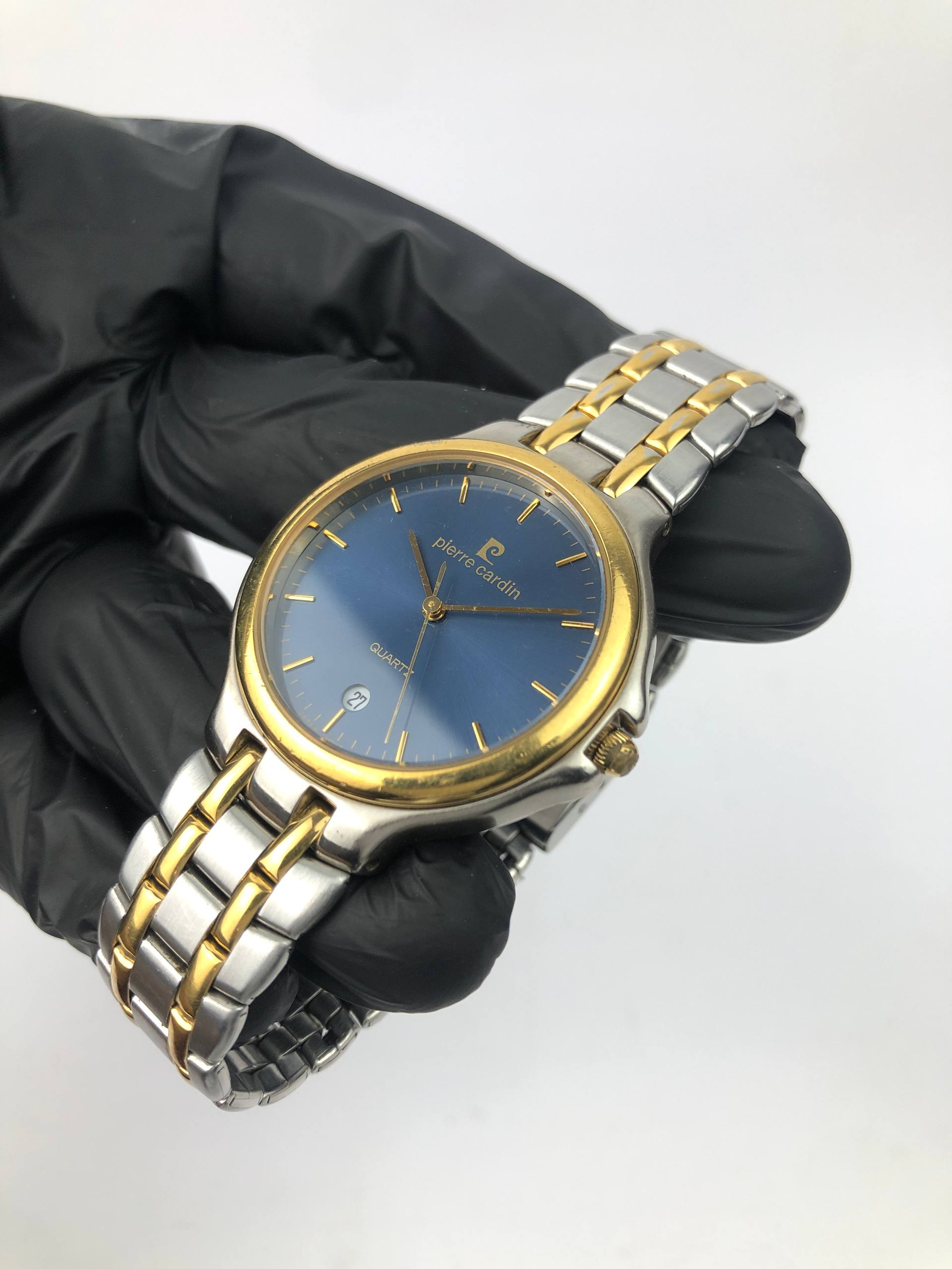 PIERE CARDIN BLUE DIAL TWOTONE - Gambar 3