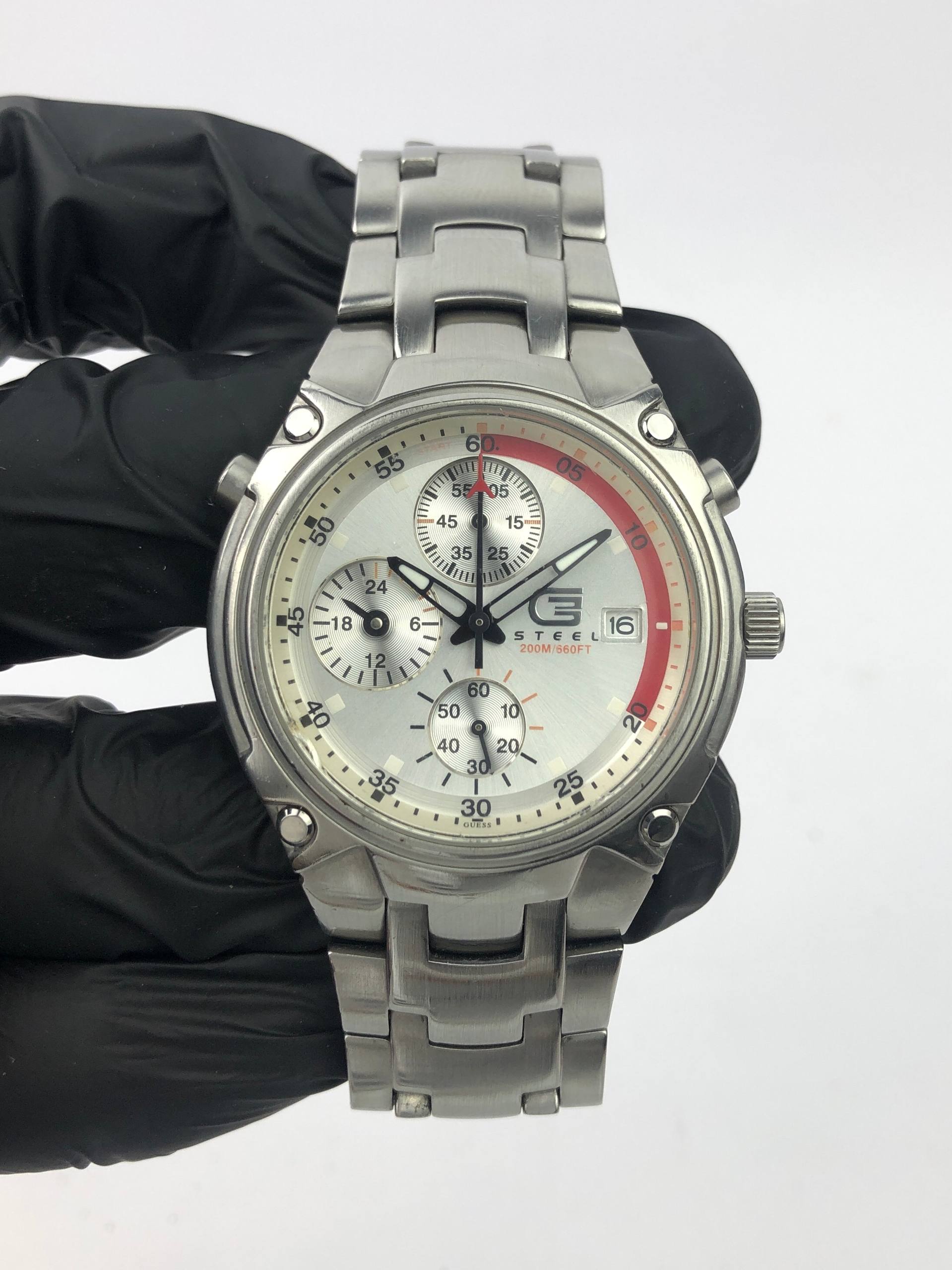 GUESS FULL STEEL CHRONOGRAPH ALL ORI - Gambar 2