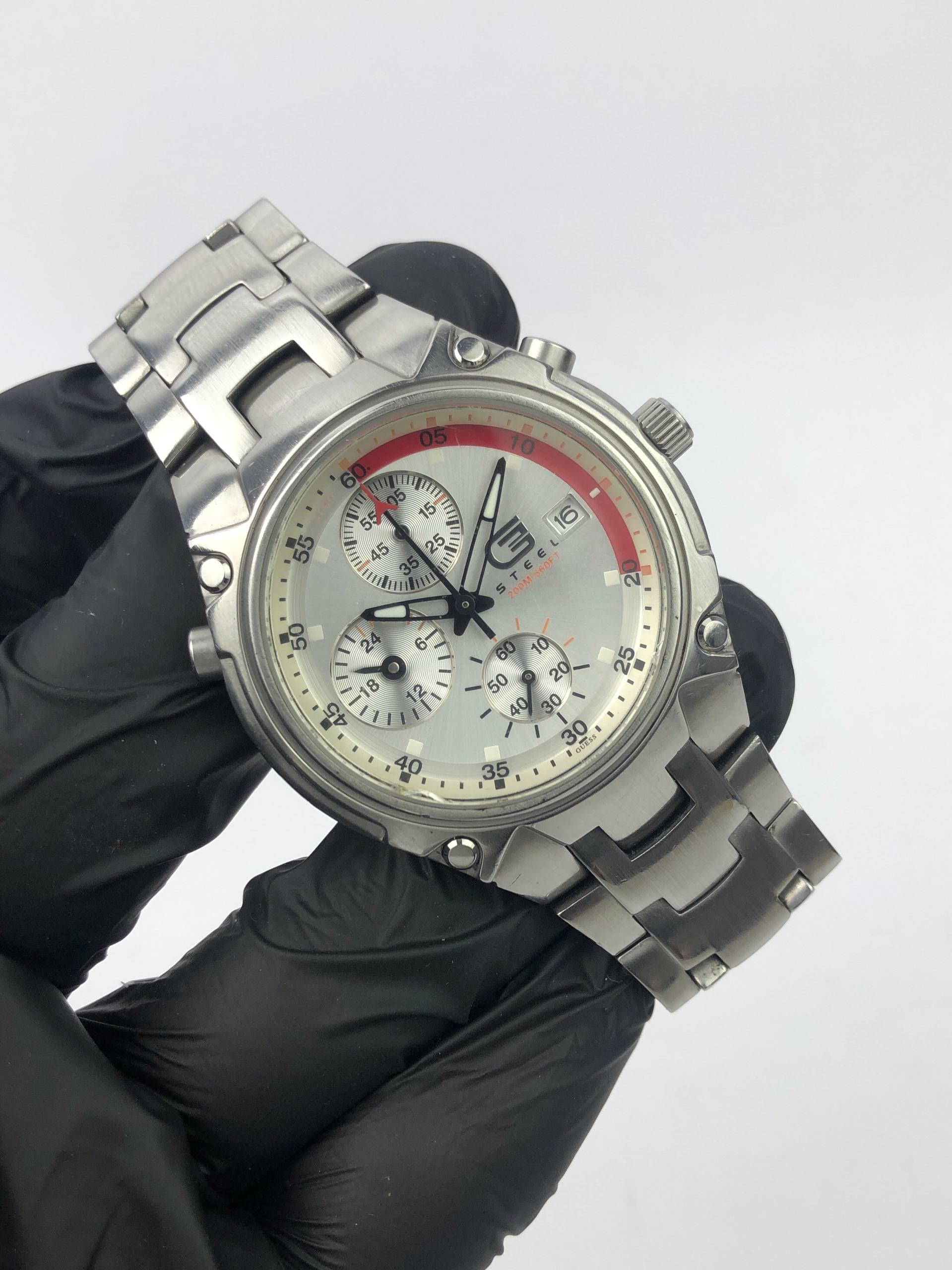 GUESS FULL STEEL CHRONOGRAPH ALL ORI - Gambar 4