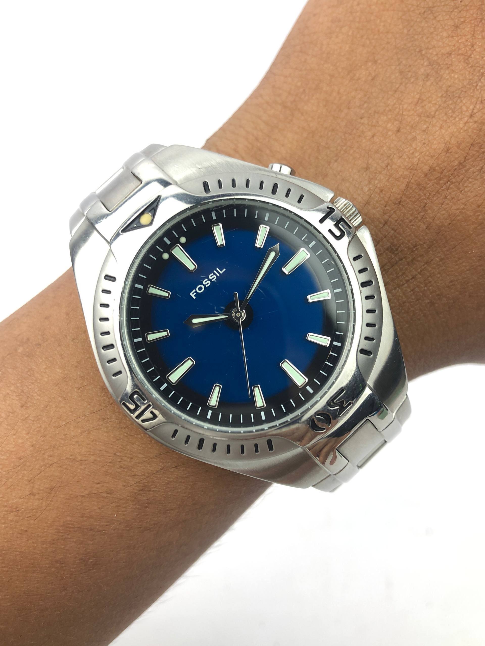 FOSSIL BIGTIC 2 TONE DIAL ALL ORIGINAL - Gambar 2