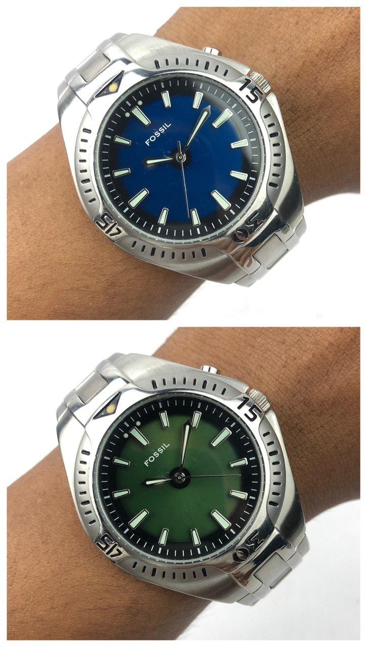 FOSSIL BIGTIC 2 TONE DIAL ALL ORIGINAL