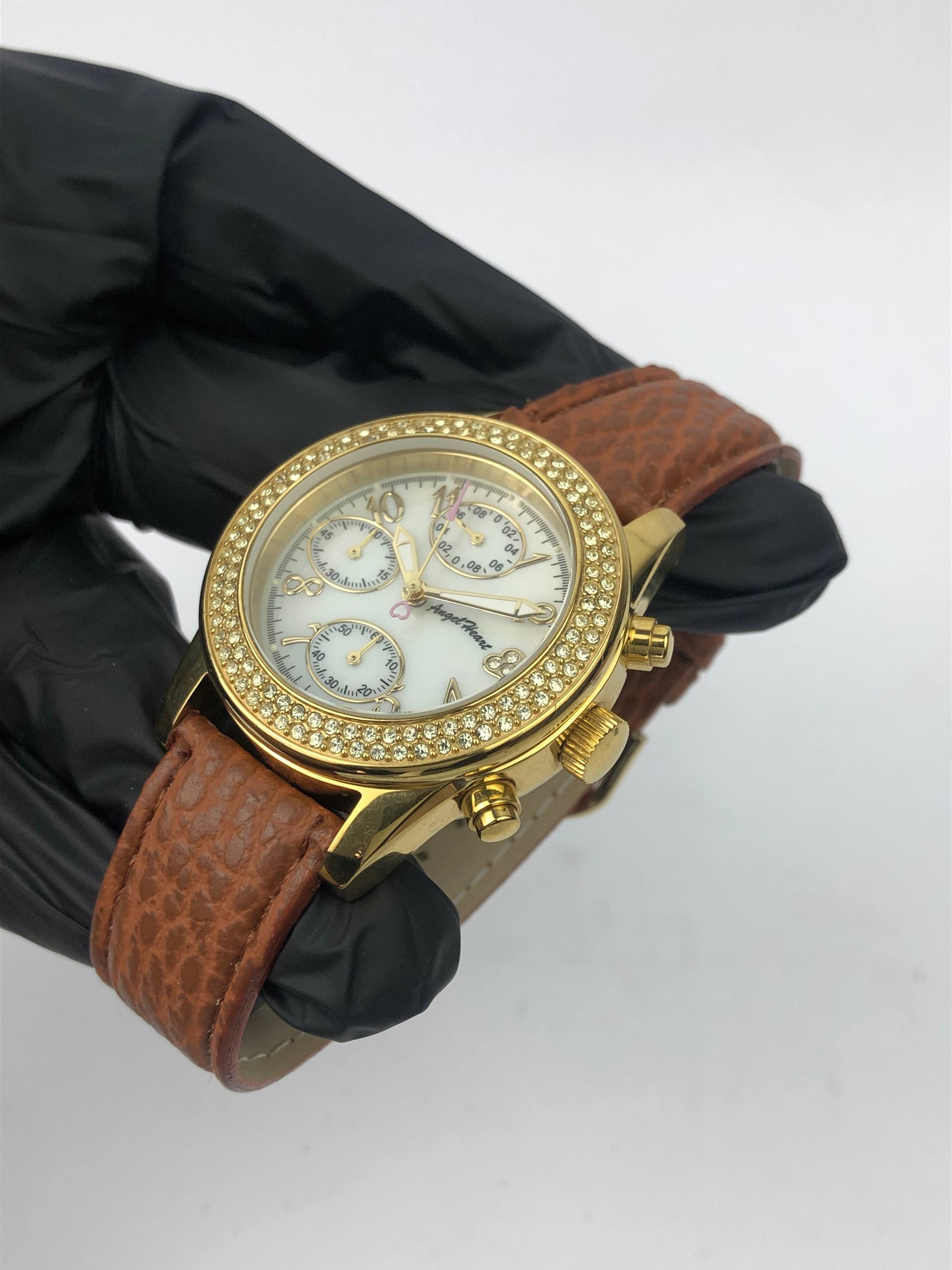 ANGEL HEART CHRONOGRAPH MOP DIAL - Gambar 3