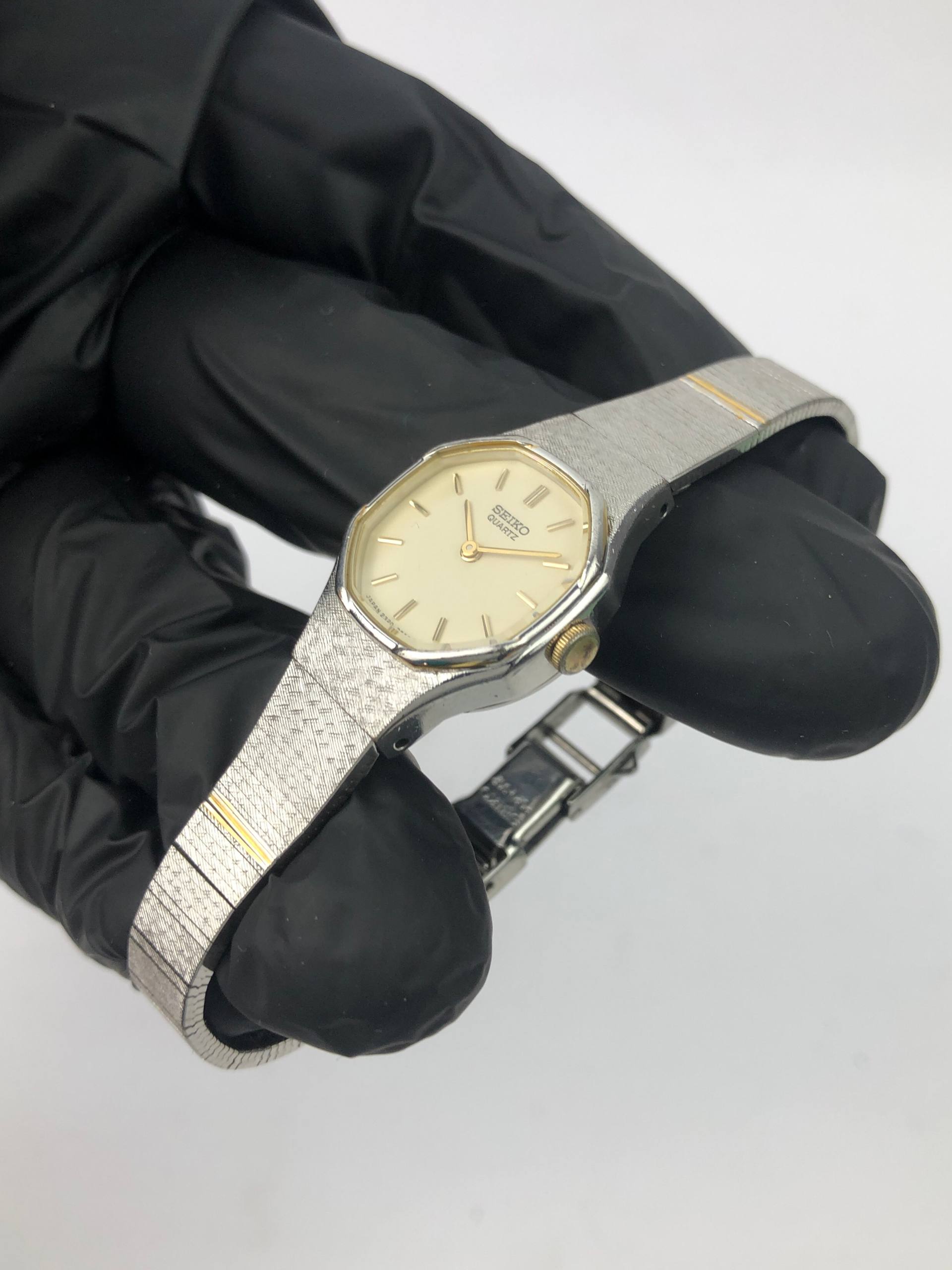 SEIKO QUARTZ OCTAGON LADIES STELUX BRACELET - Gambar 3