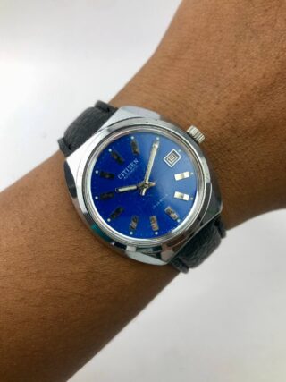CITIZEN AUTOMATIC 17j VINTAGE BLUE DIAL