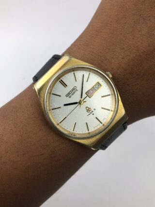 SEIKO QUARTZ TYPE II TEXTURE DIAL DAYDATE