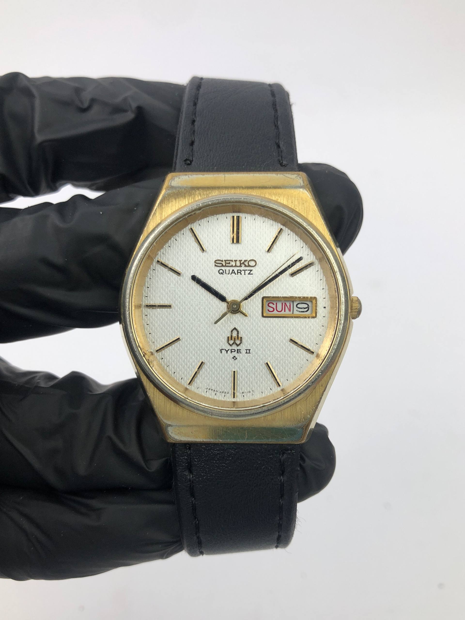 SEIKO QUARTZ TYPE II TEXTURE DIAL DAYDATE - Gambar 2