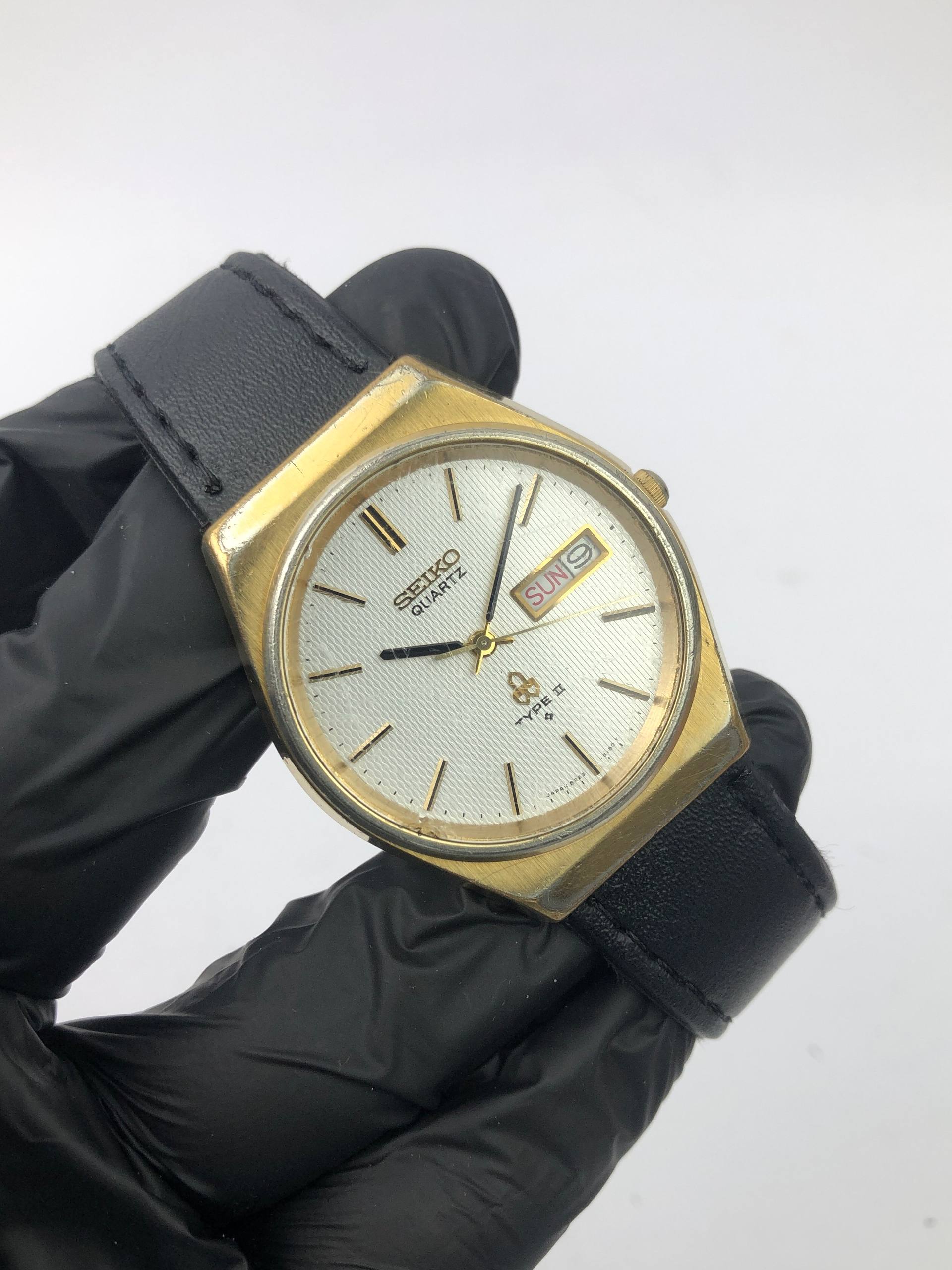 SEIKO QUARTZ TYPE II TEXTURE DIAL DAYDATE - Gambar 4