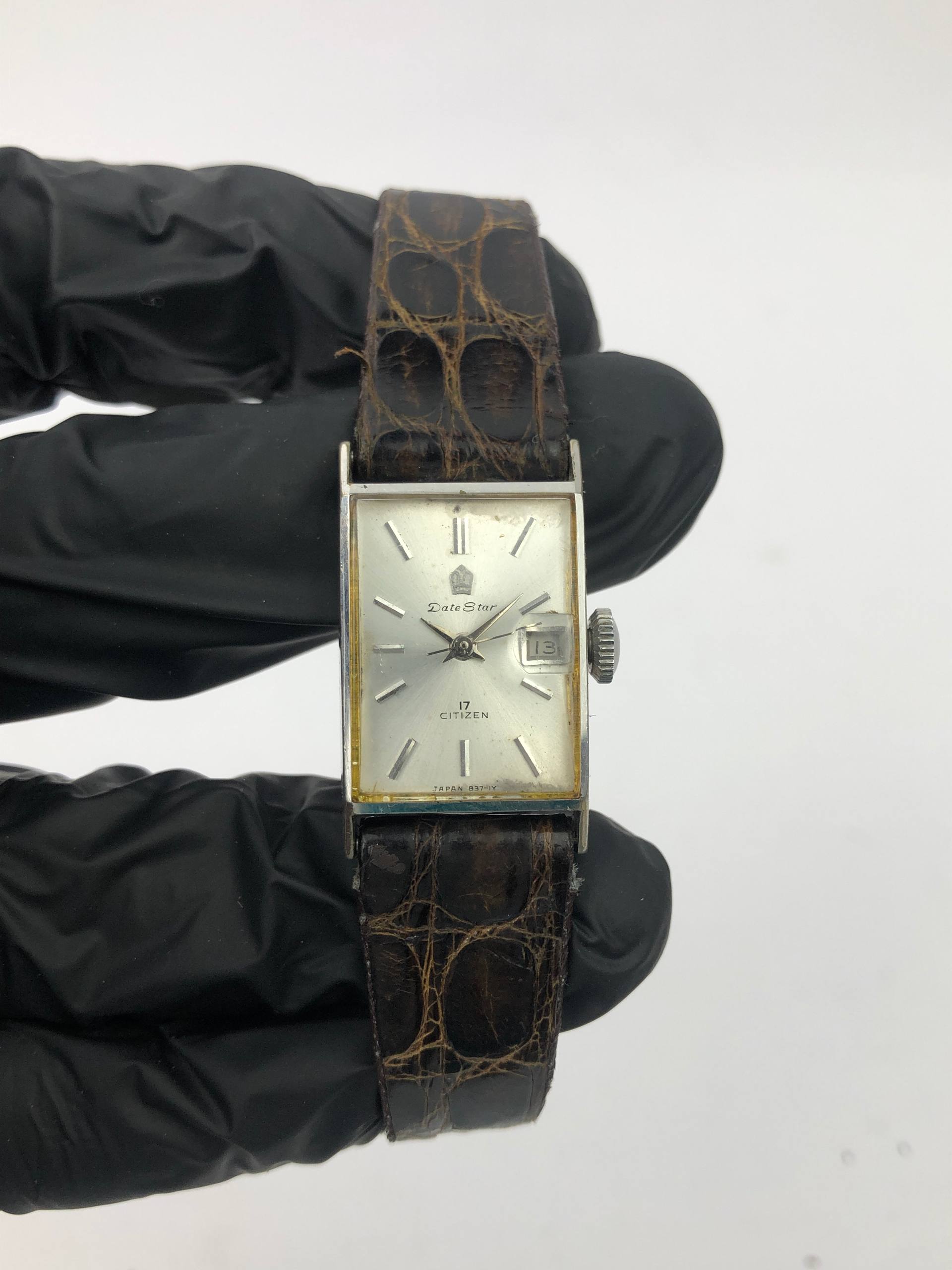 CITIZEN DATESTAR TANK VINTAGE - Gambar 2