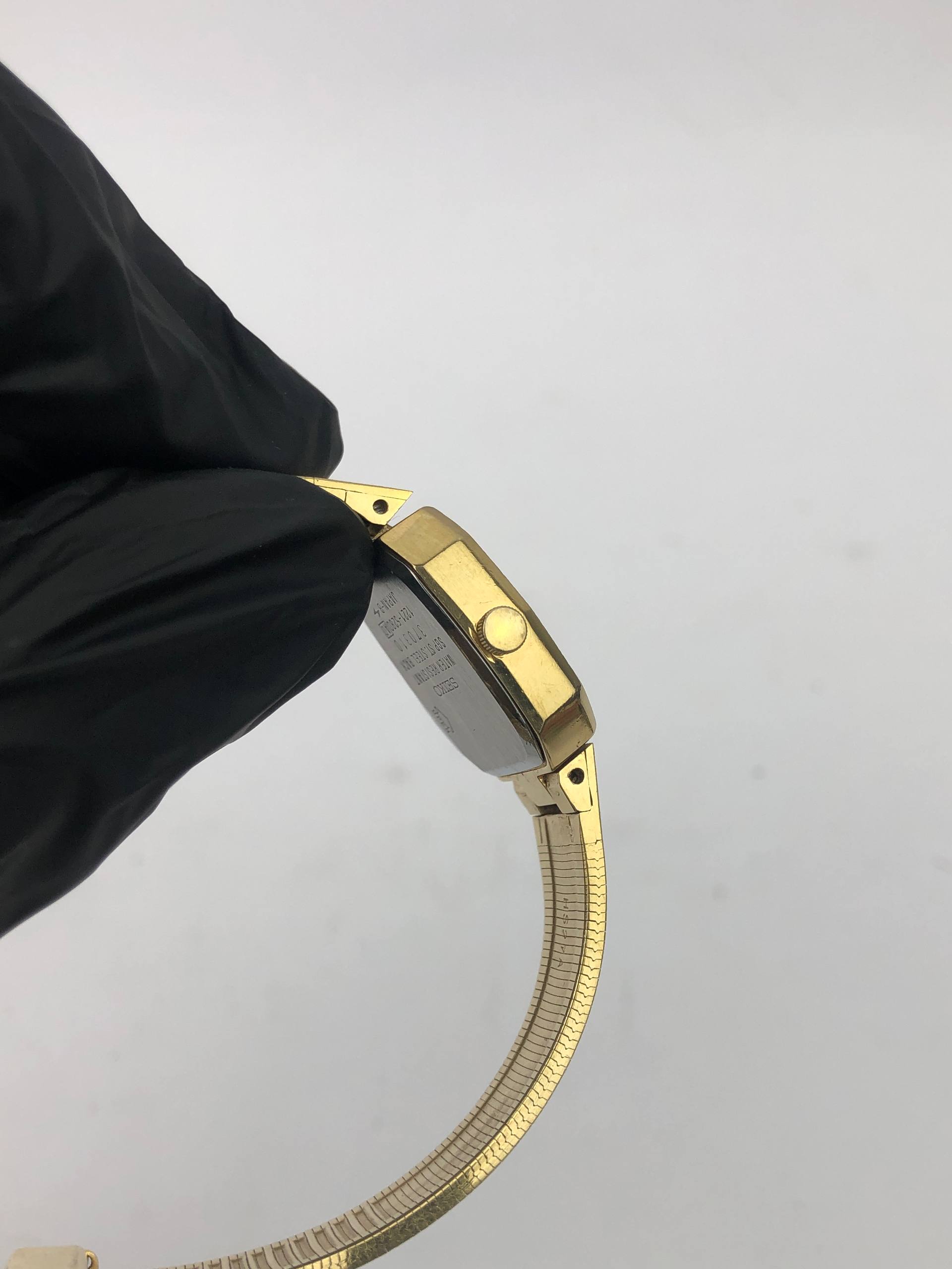 SEIKO SQUARE LADIES QUARTZ STELUX STRAP - Gambar 5