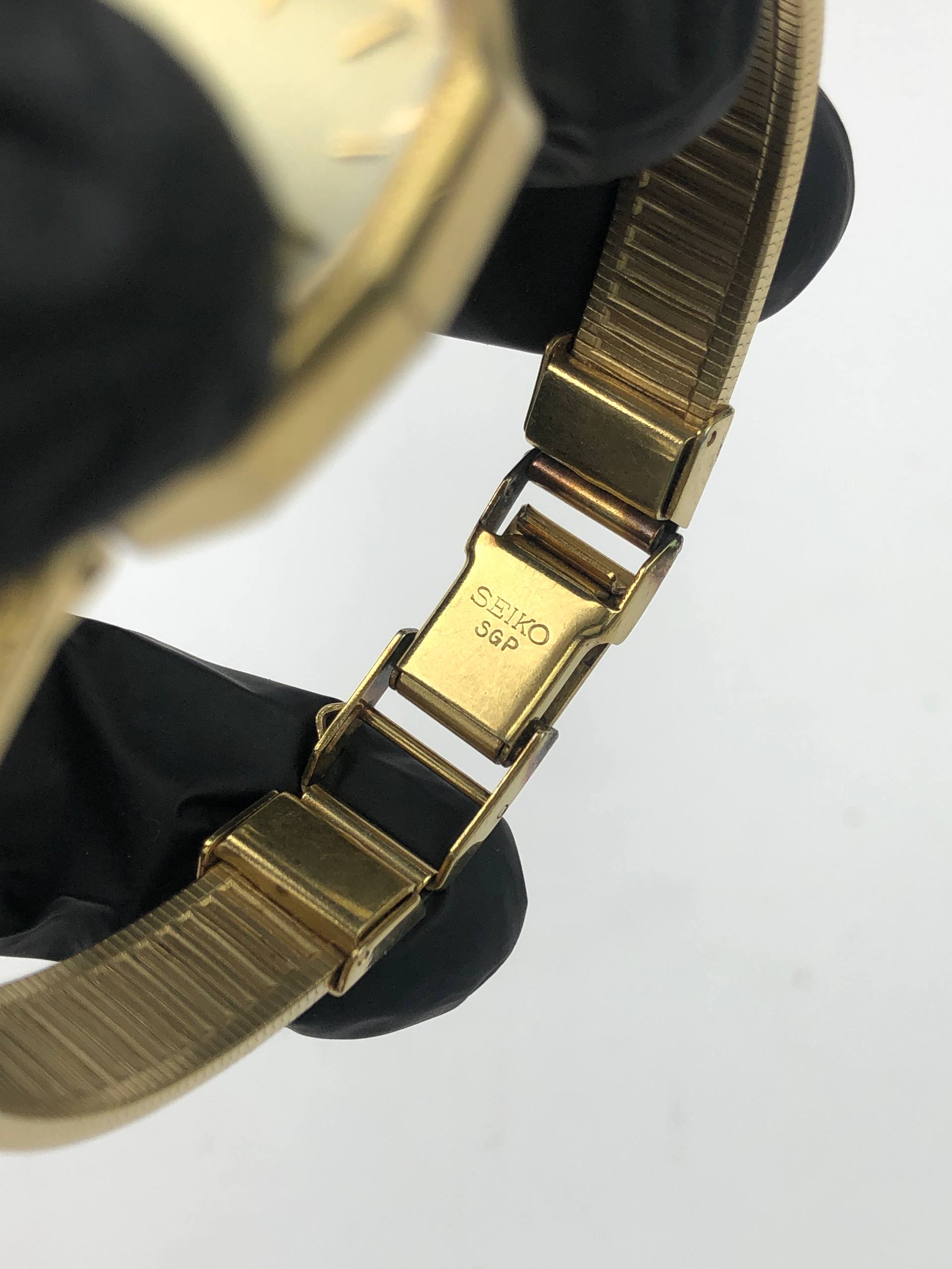 SEIKO SQUARE LADIES QUARTZ STELUX STRAP - Gambar 7