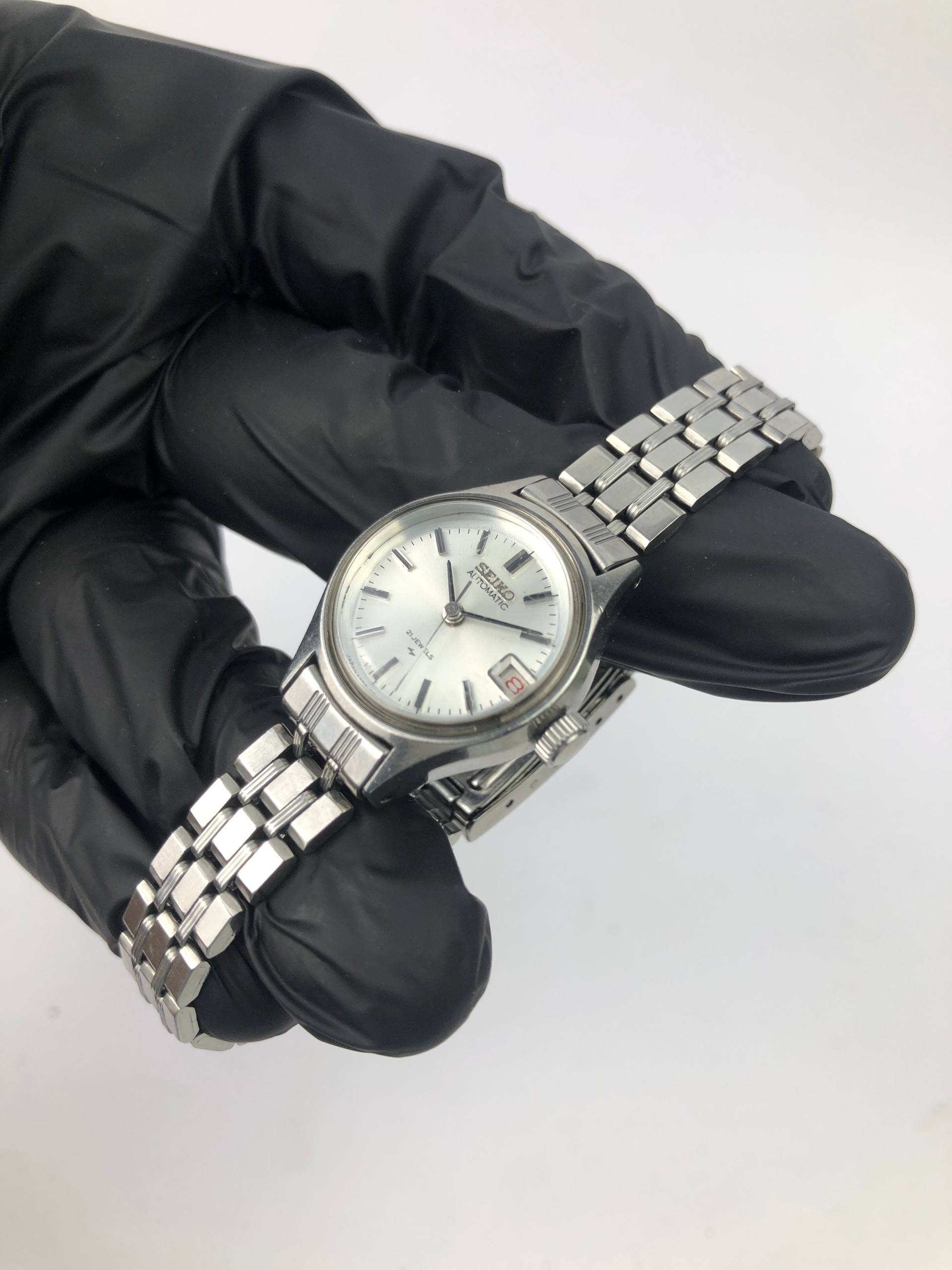 VINTAGE HI BEAT SEIKO AUTOMATIC LADIES ALL ORIGINAL - Gambar 3