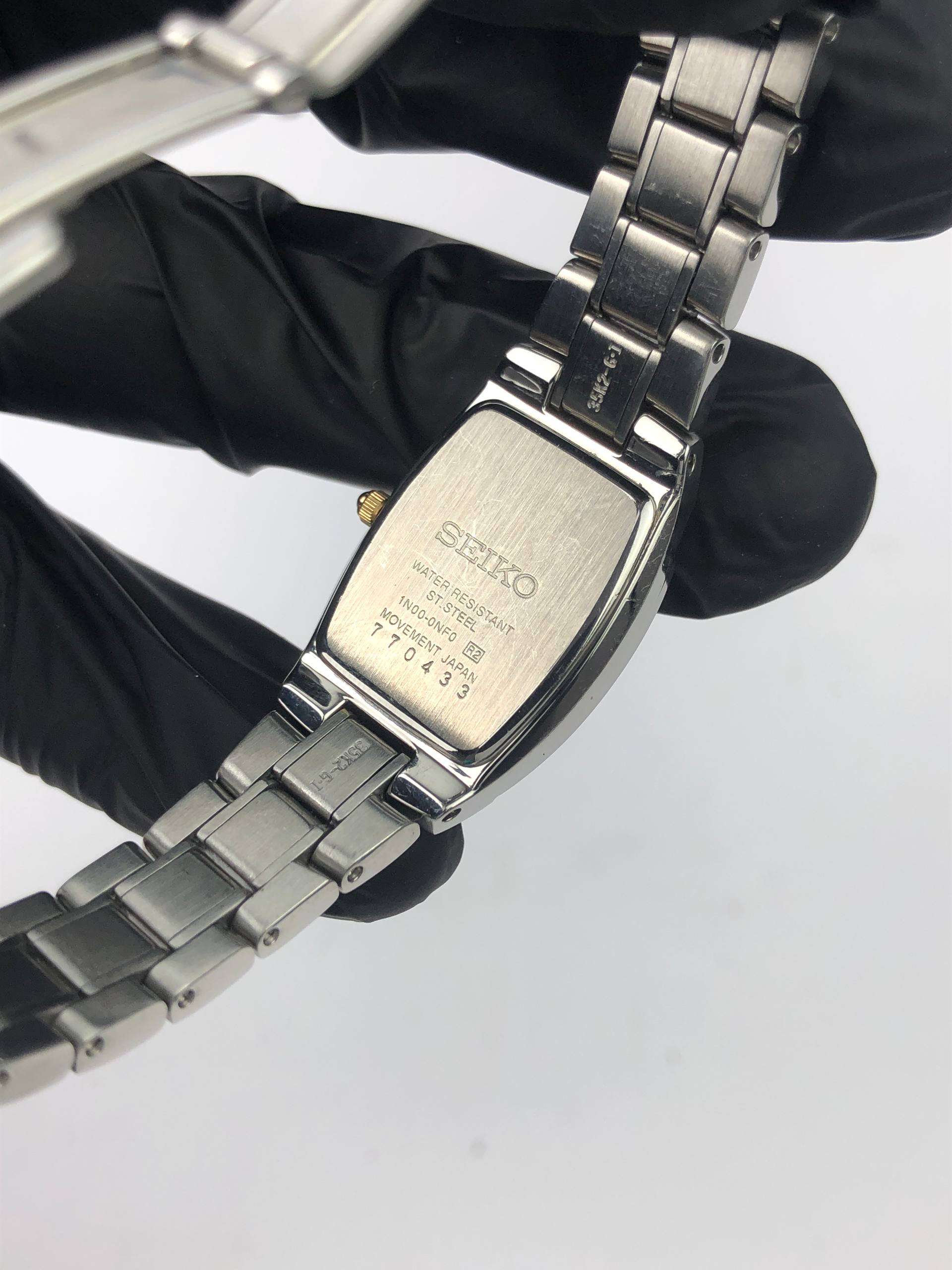 BEAUTIFUL SEIKO QUARTZ 2 HANDS LADIES ALL ORIGINAL - Gambar 8