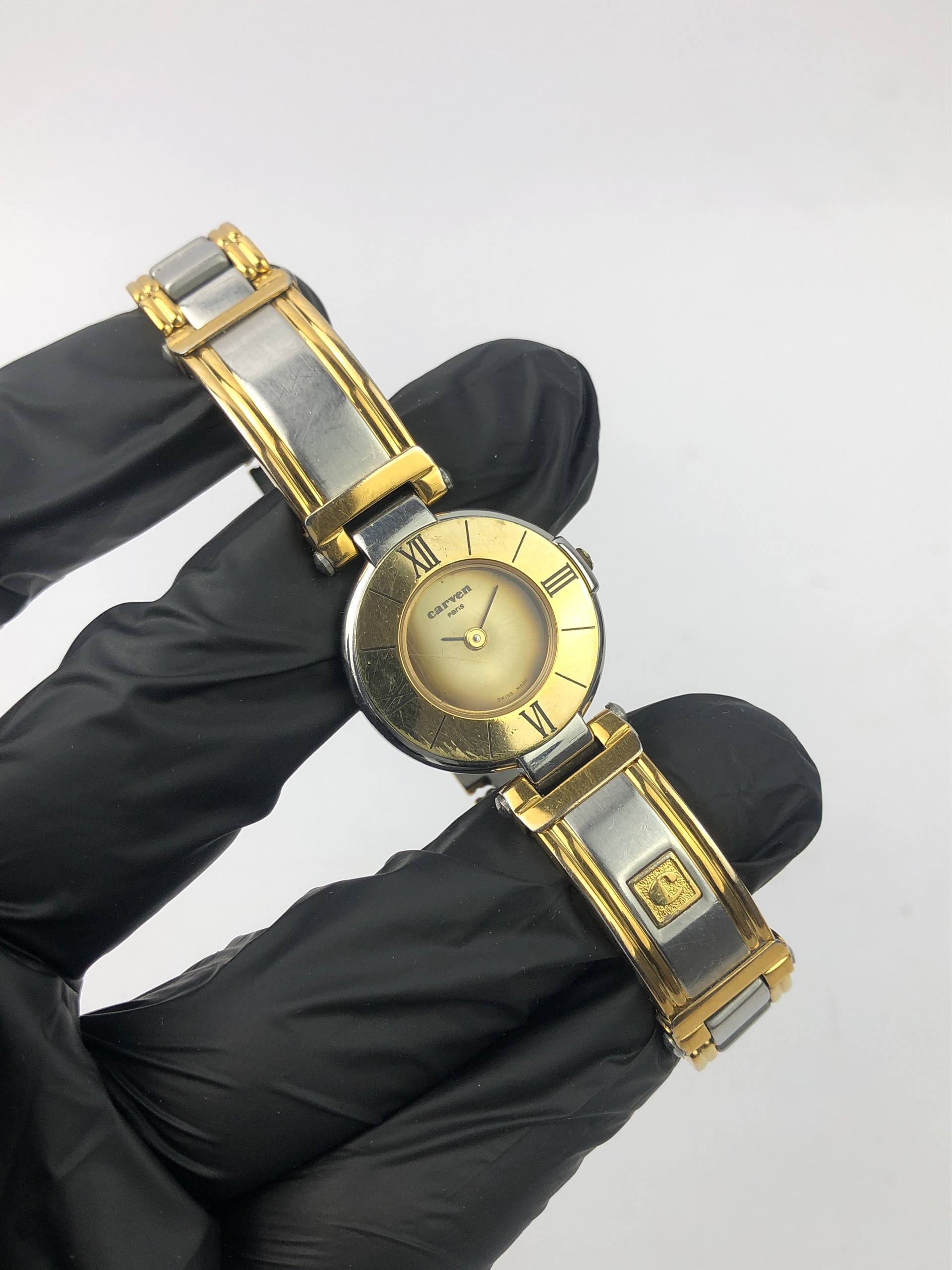 BANGLE WATCH TWOTONE CARVEN ORIGINAL - Gambar 4