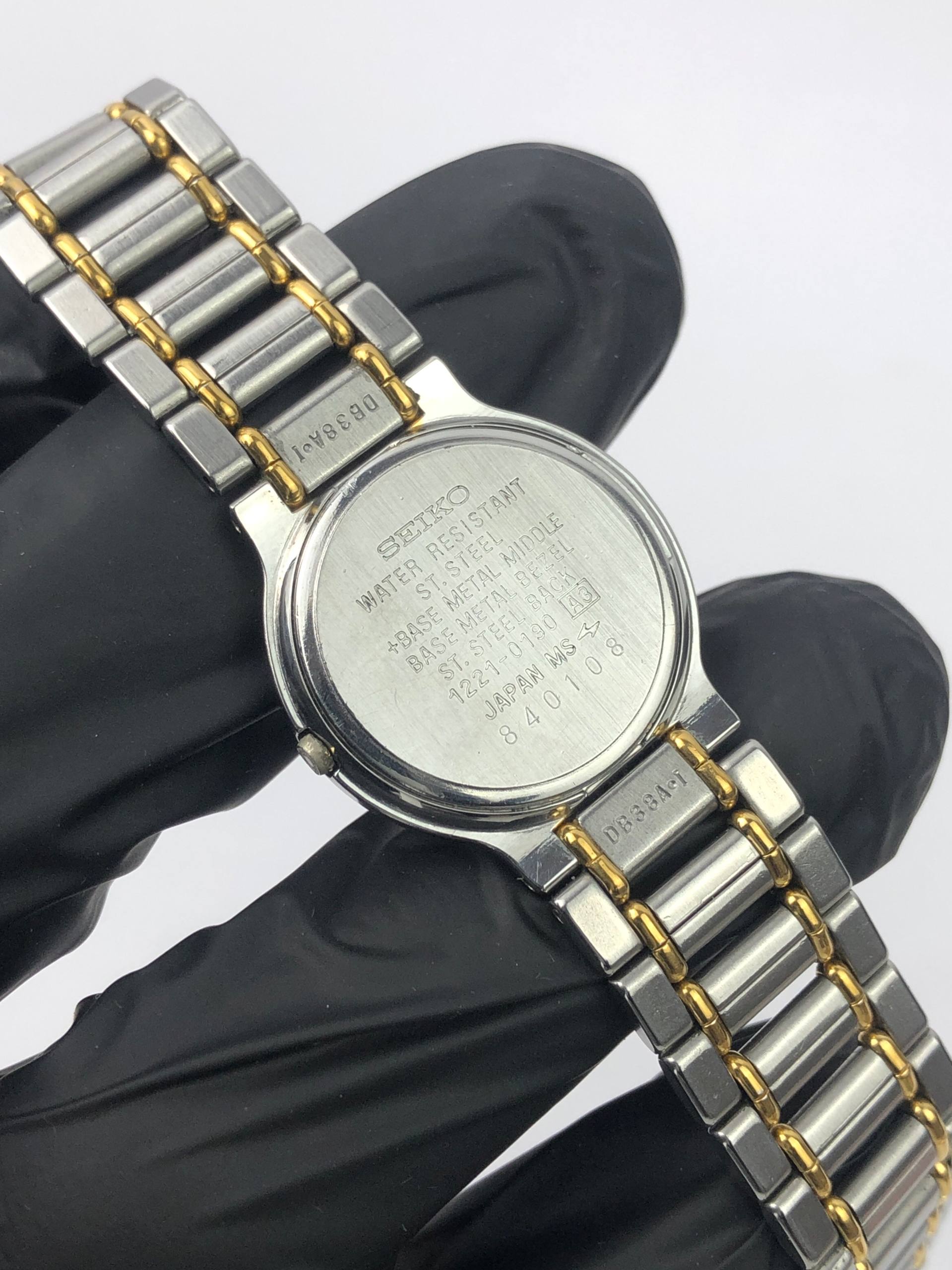 SEIKO EXCELINE TWOTONE ROMAN DIAL - Gambar 9