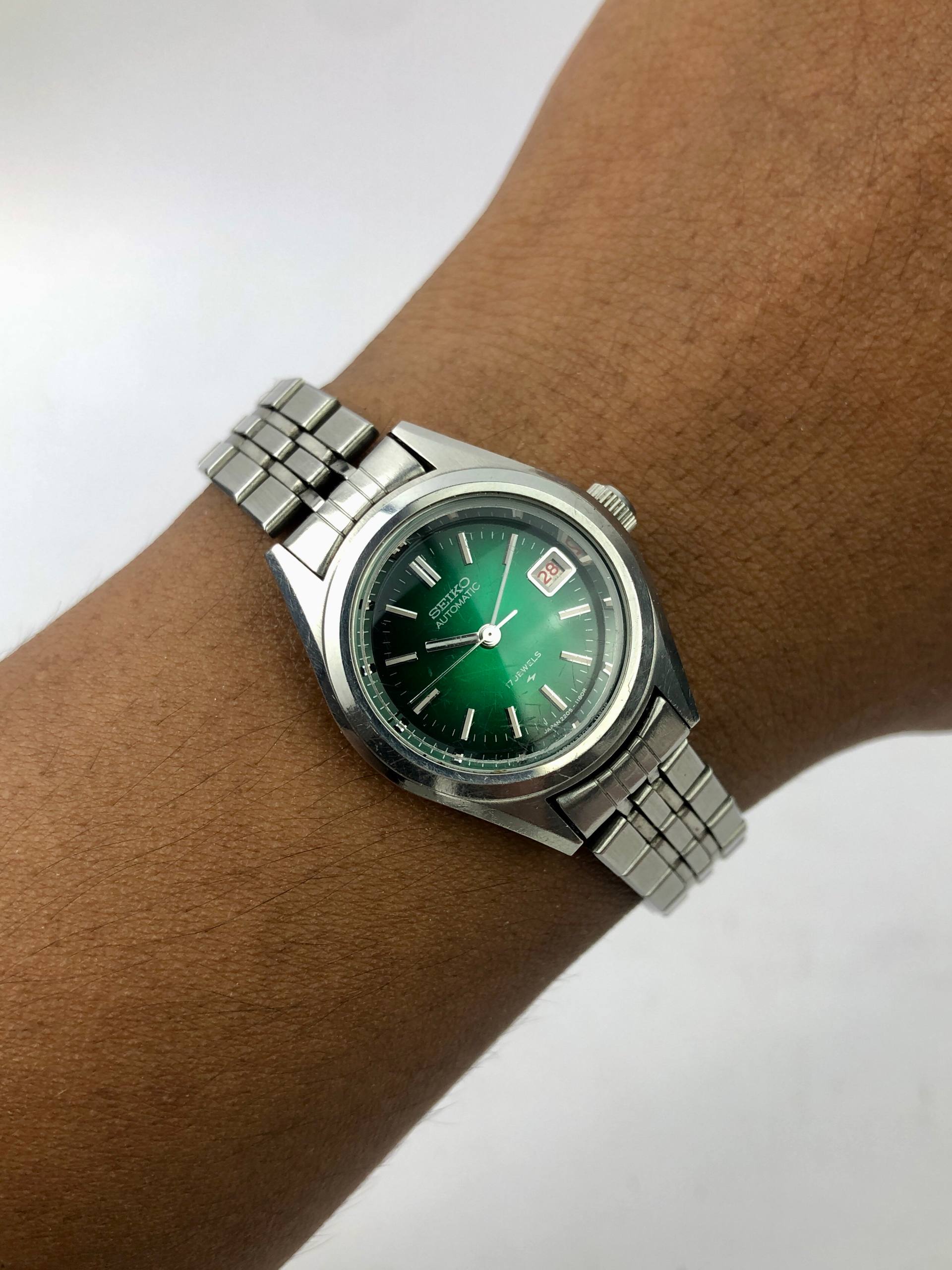 SEIKO LADIES DIAL HIJAU BOTOL ALL ORIGINAL