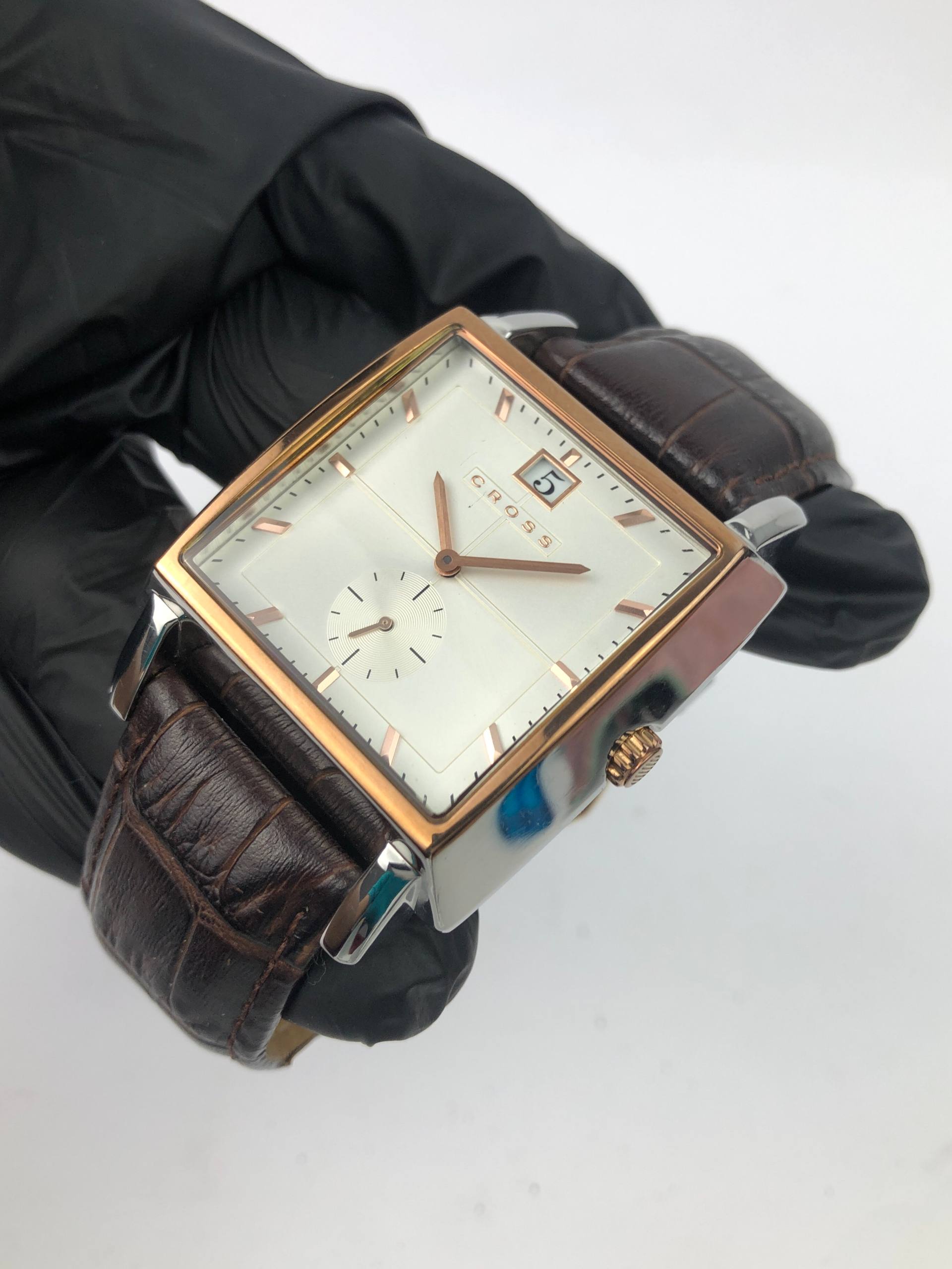 CROSS SQUARE SUB SECOND DATE AT 12 ALL ORIGINAL - Gambar 3