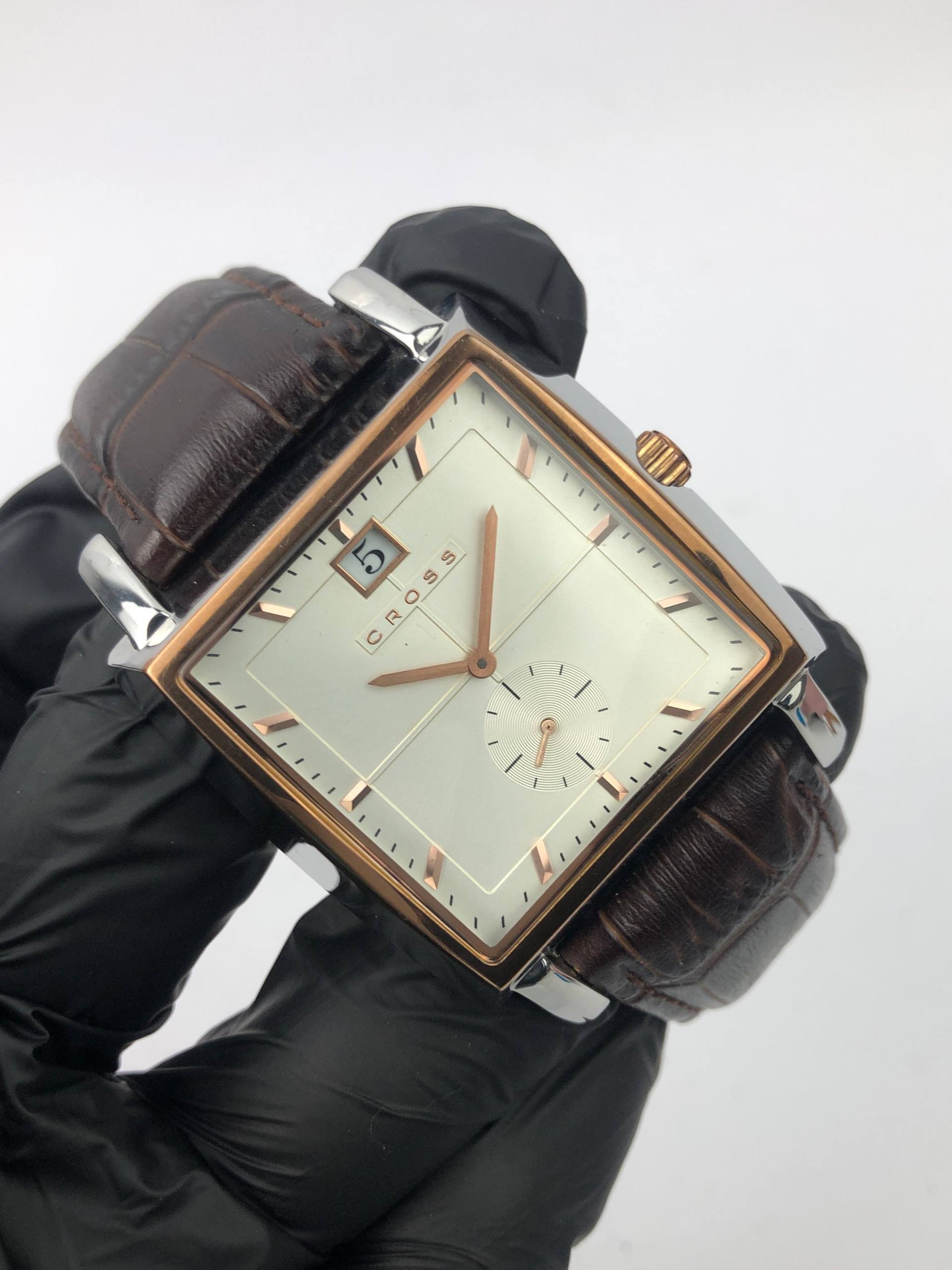 CROSS SQUARE SUB SECOND DATE AT 12 ALL ORIGINAL - Gambar 4