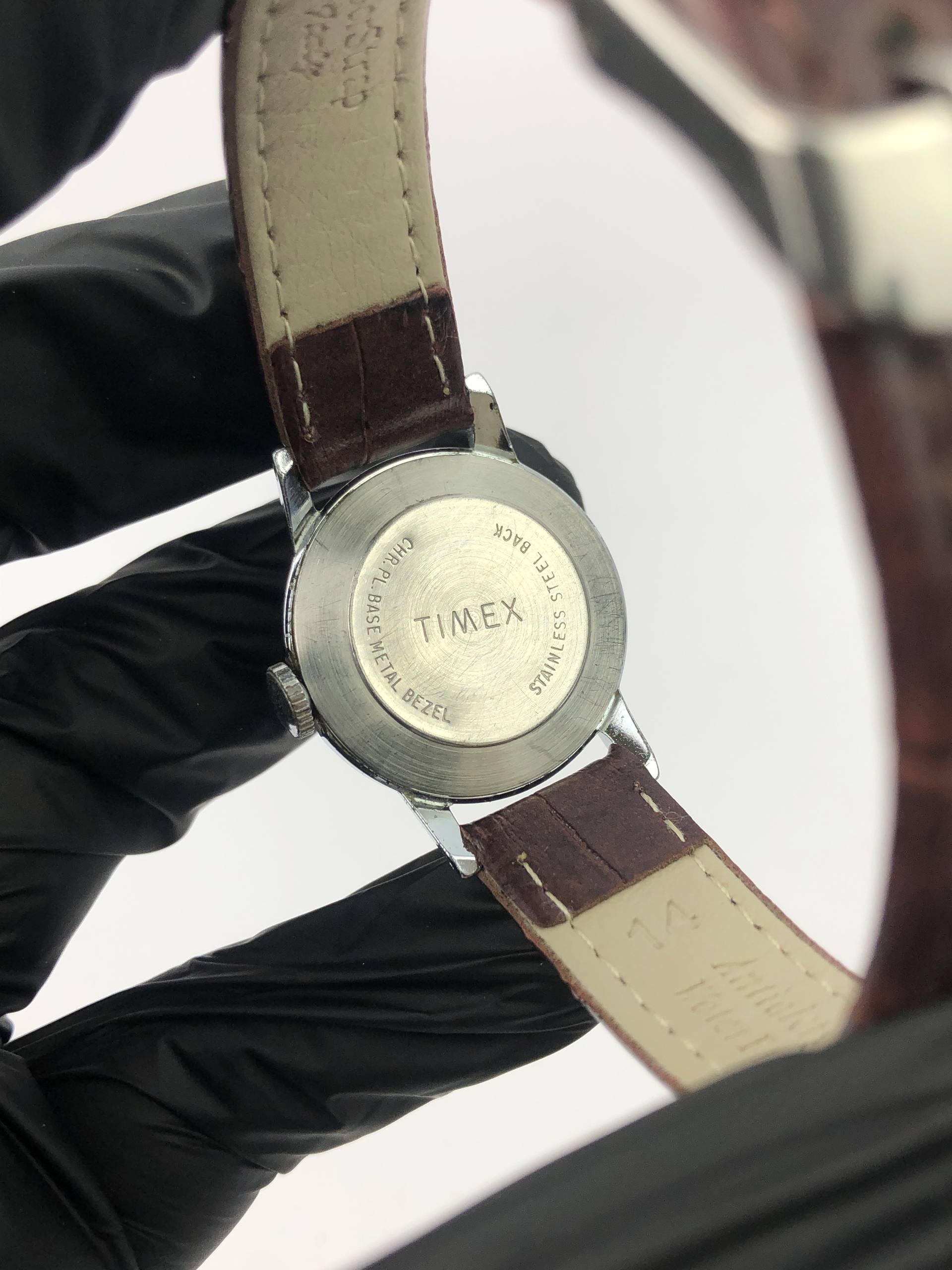 VINTAGE TIMEX ARABIC BROWN DIAL - Gambar 7