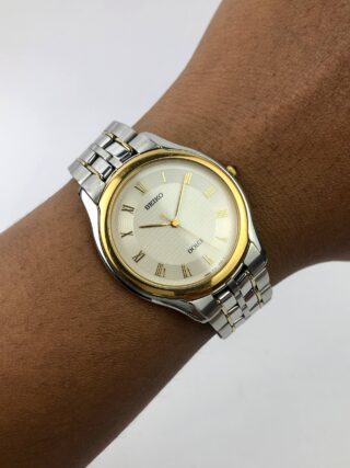 EKSLUSIF SEIKO DOLCE ROMAN TWOTONE ALL ORIGINAL