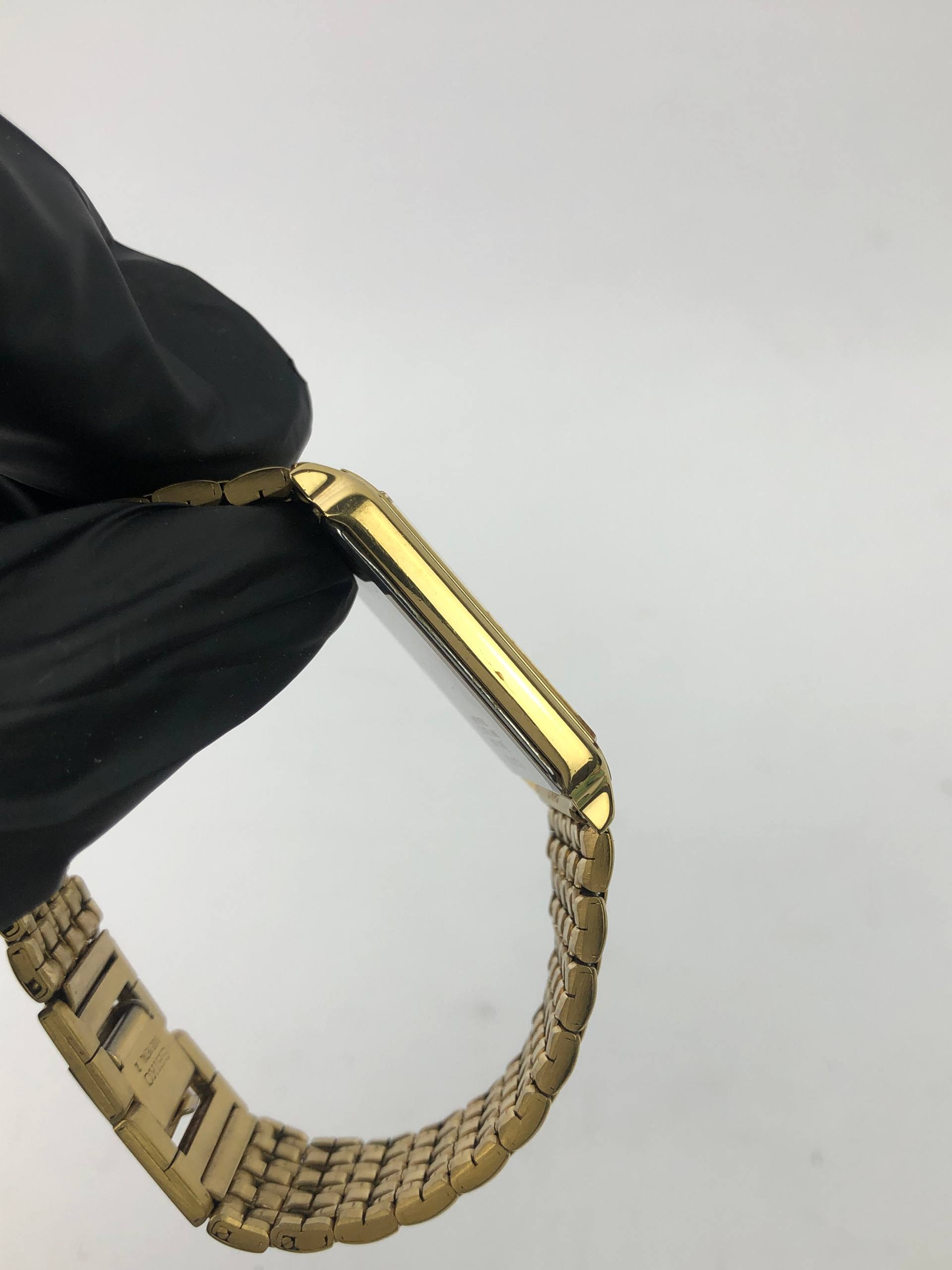 SEIKO TANK QUARTZ MAN BLACK DIAL ALL ORIGINAL - Gambar 6