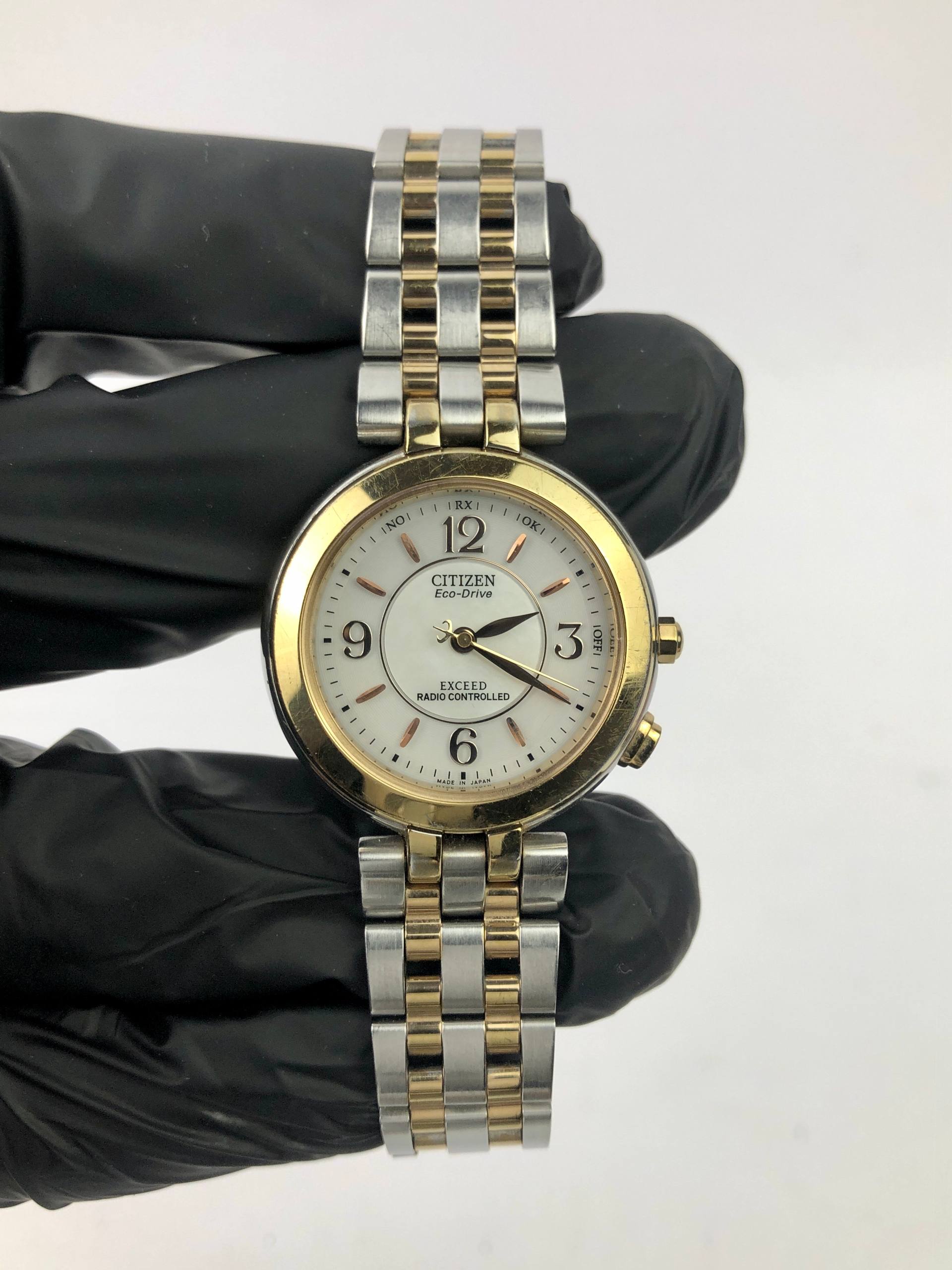 CITIZEN EXCEED ECODRIVE TWOTONE ALL ORIGINAL - Gambar 2