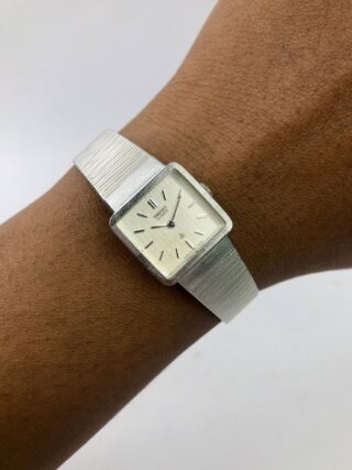SEIKO QUARTZ SQUARE TEXTURE CASE AND DIAL