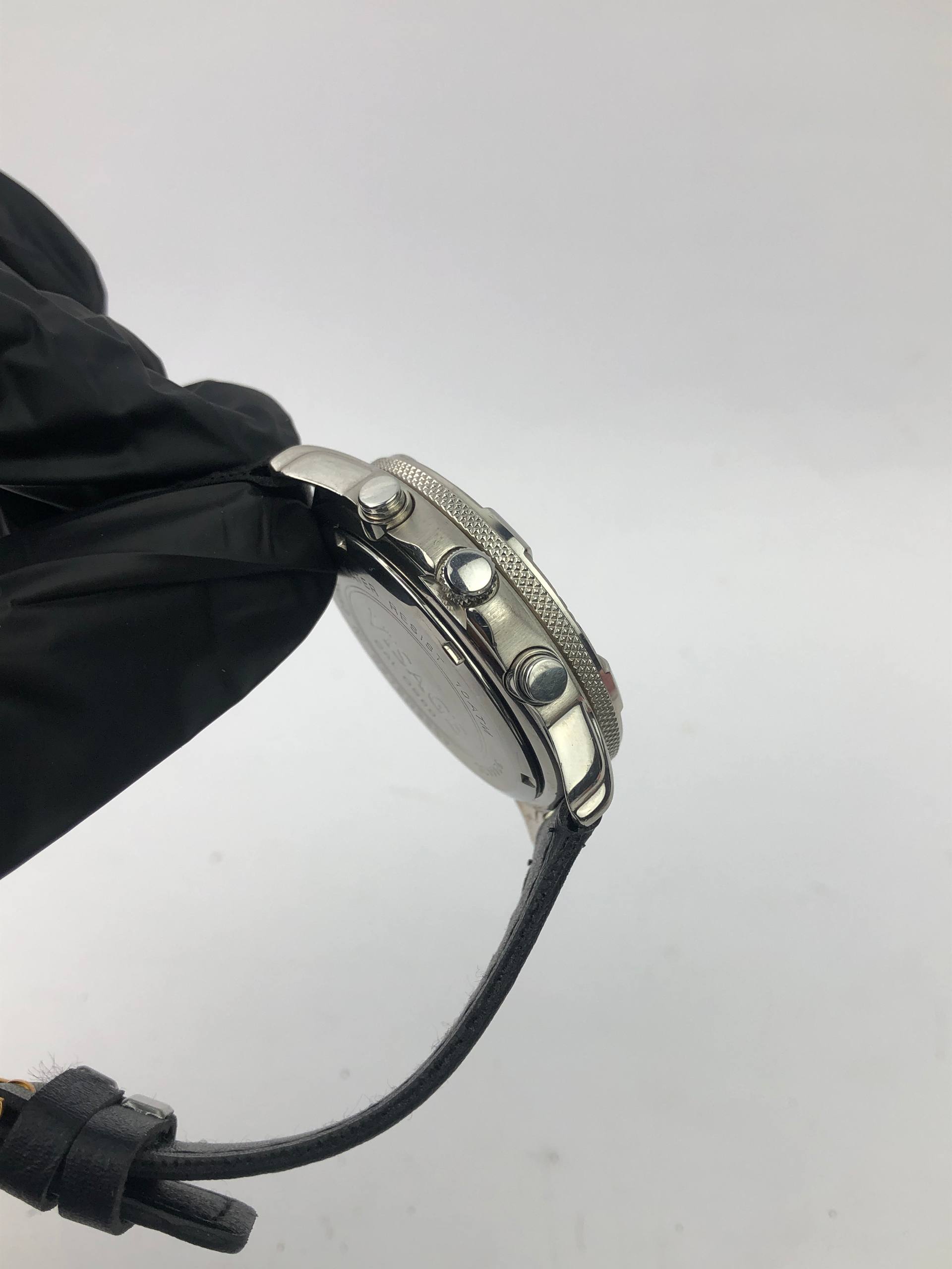 VISAGE PILOT CHRONOGRAPH MAROON DIAL - Gambar 6