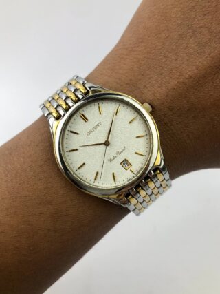 ORIENT KLASIK DIAL TEXTURE TWOTONE