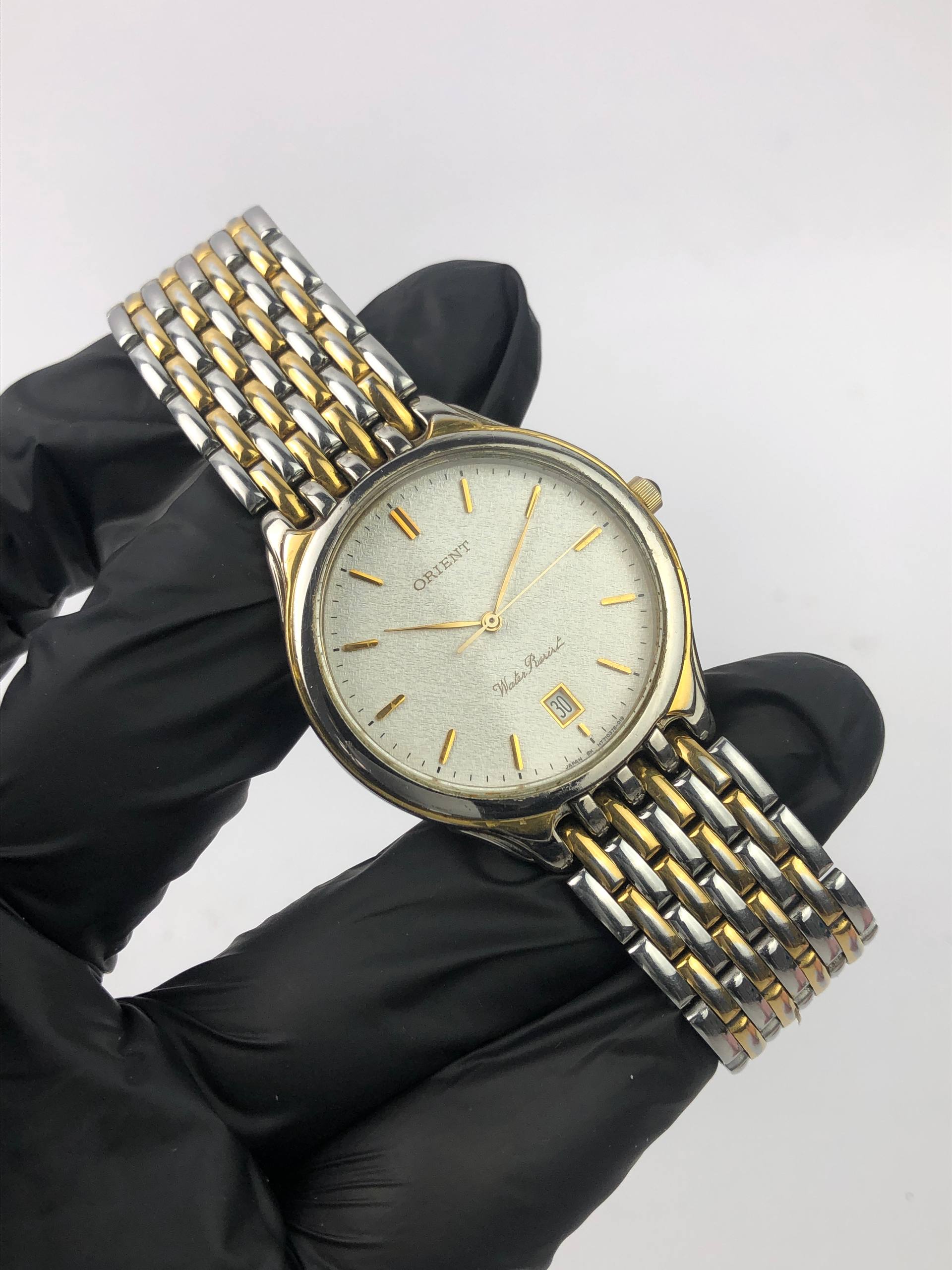 ORIENT KLASIK DIAL TEXTURE TWOTONE - Gambar 4