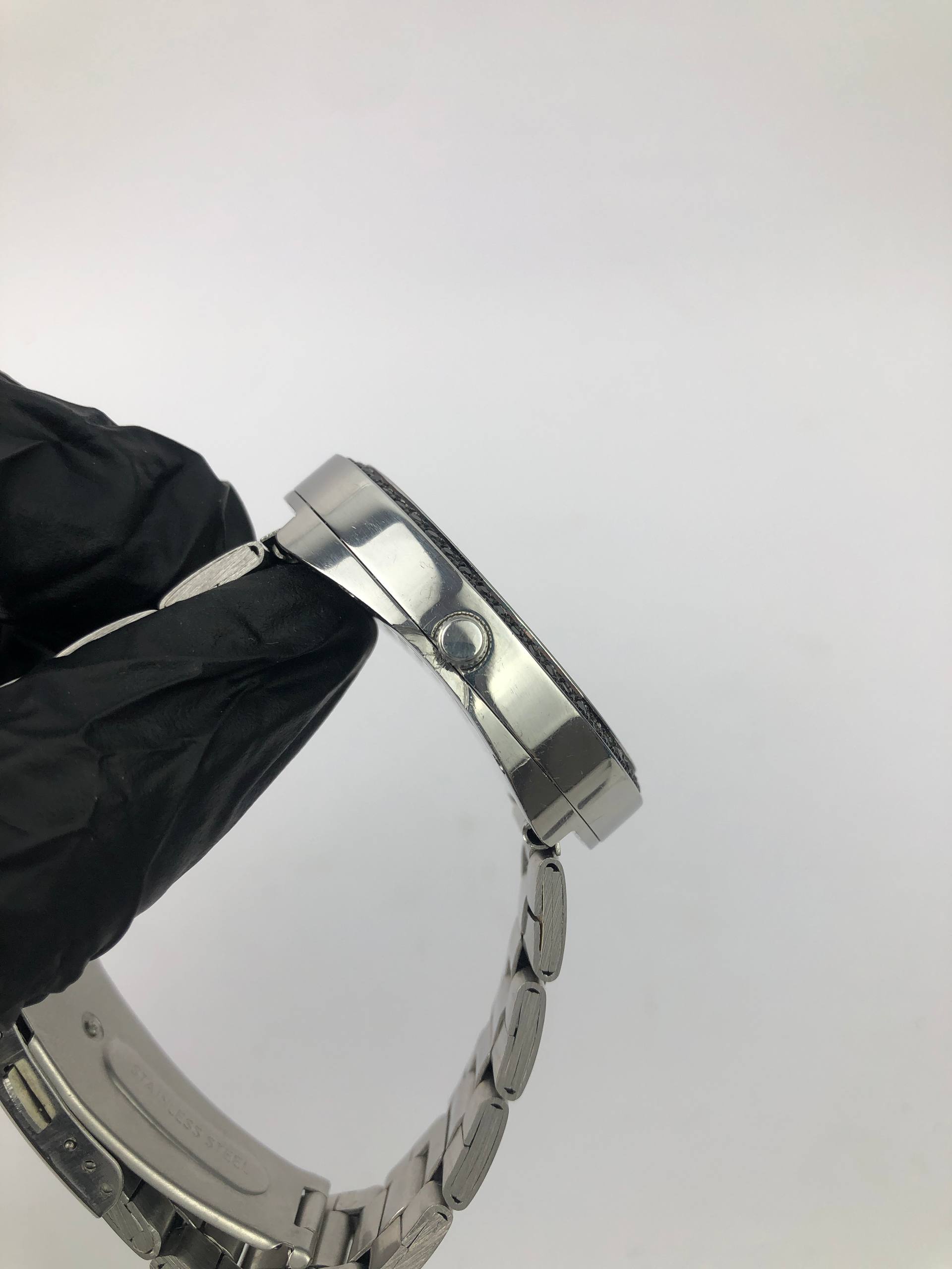 LAGON BLEU MOTIF BEZEL TABUR BATU DENGAN DIAL NAGA - Gambar 5