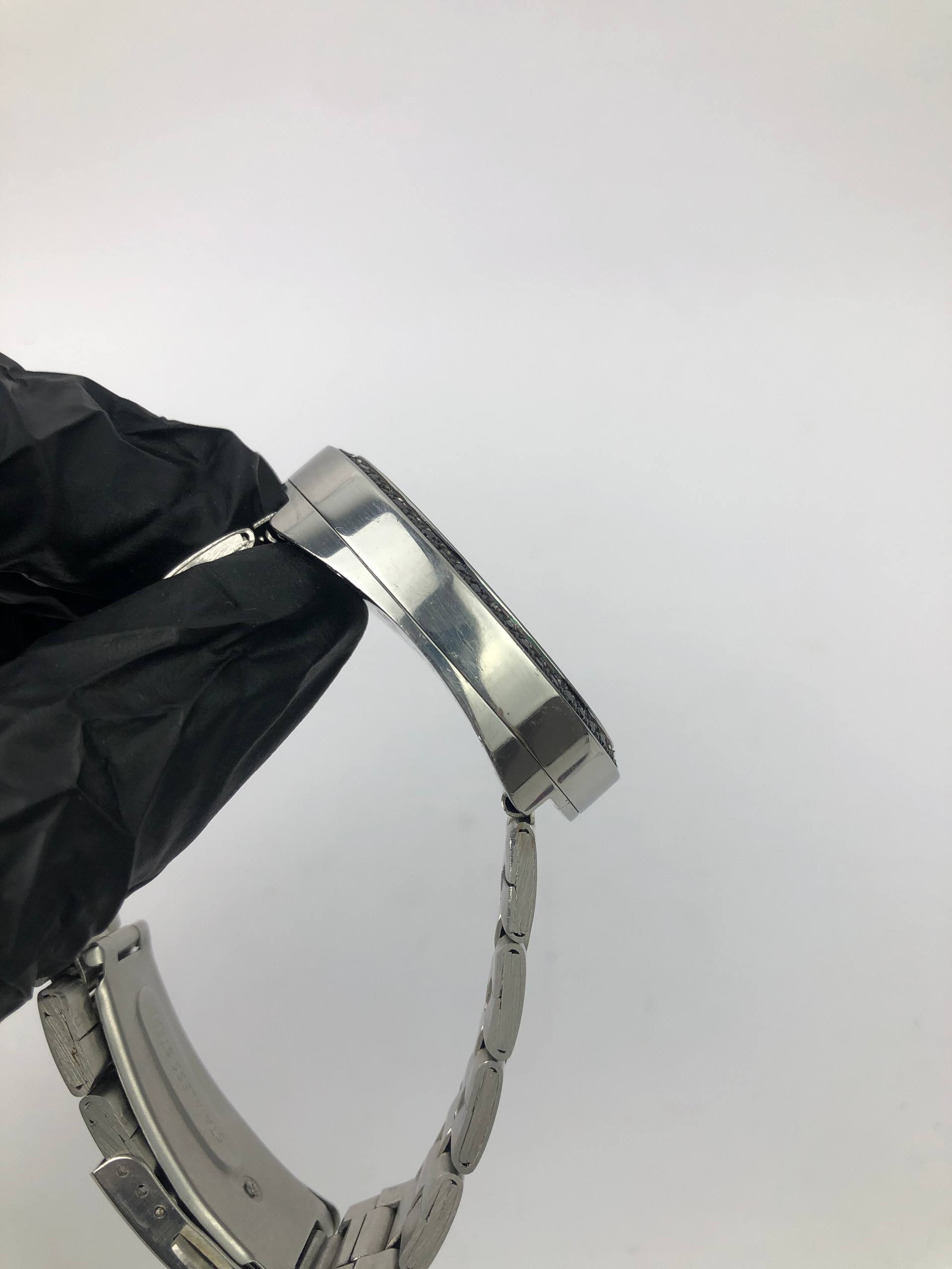 LAGON BLEU MOTIF BEZEL TABUR BATU DENGAN DIAL NAGA - Gambar 6