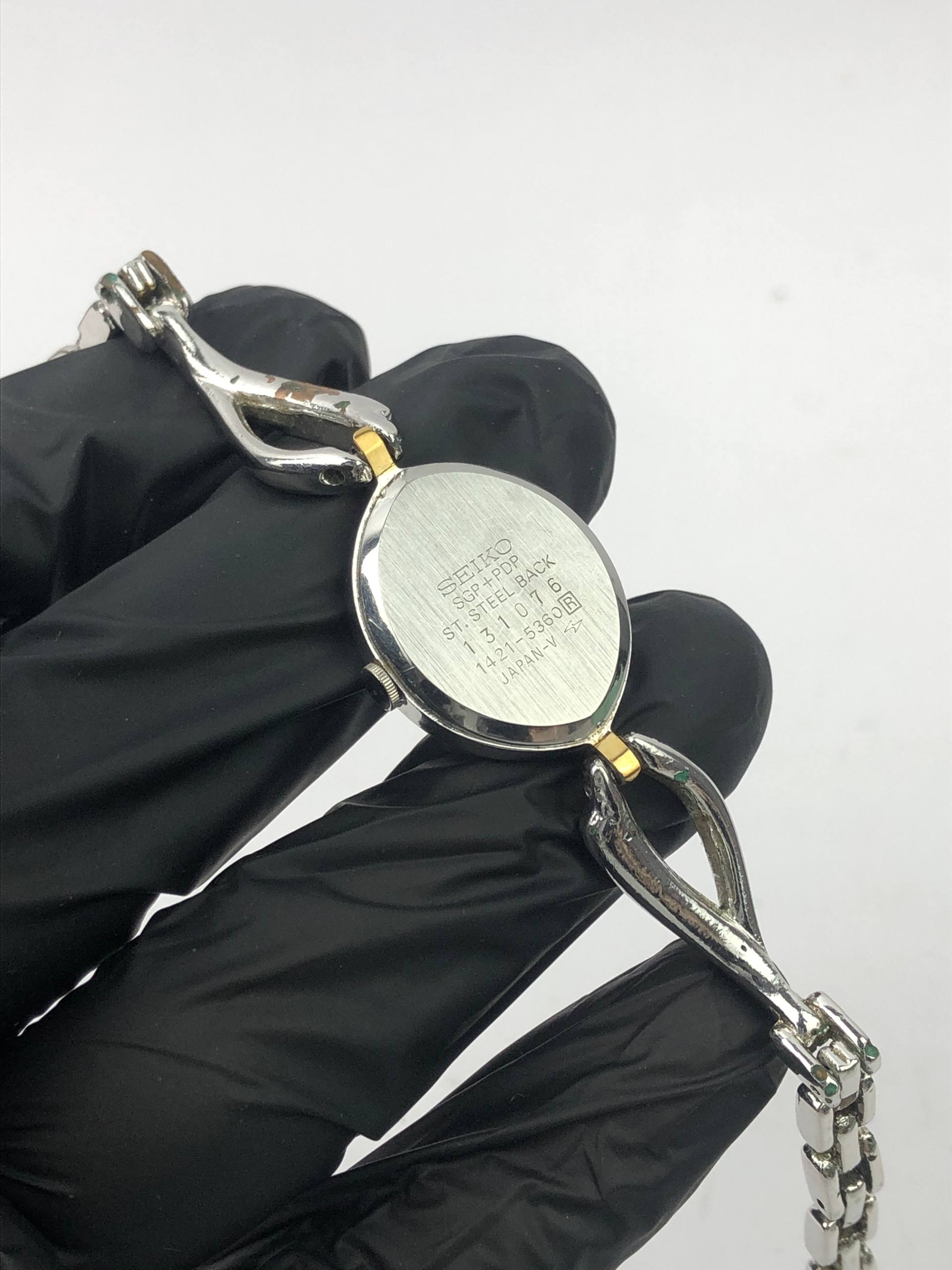 SEIKO BANGLE QUARTZ TWOTONE - Gambar 8