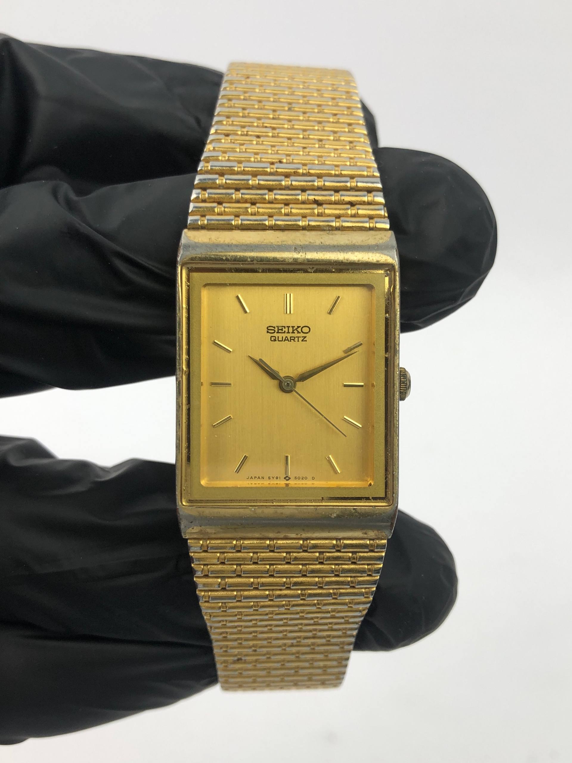 SEIKO QUARTZ TANK ALL ORIGINAL - Gambar 2